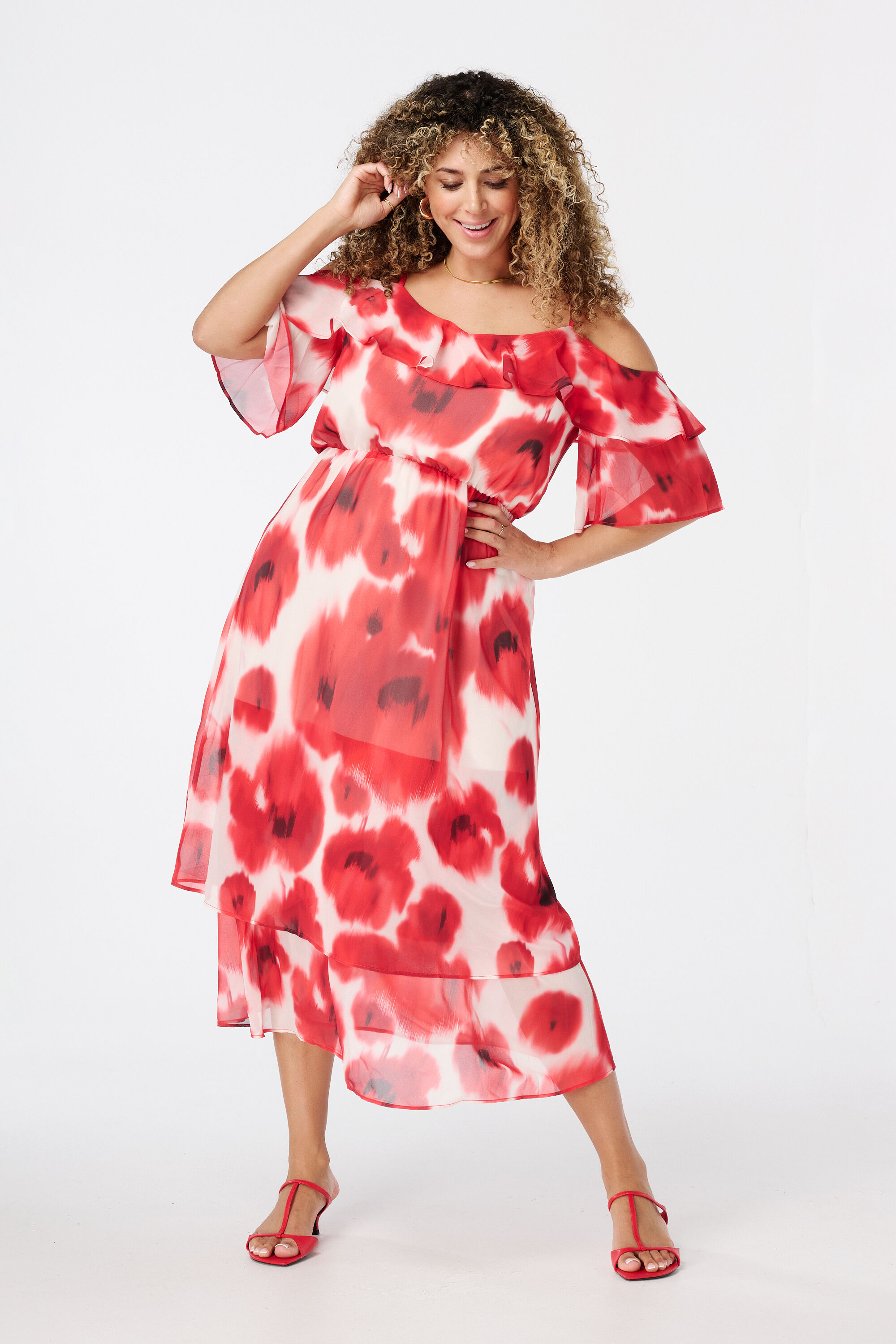 Midikleid mit Druck image number 5