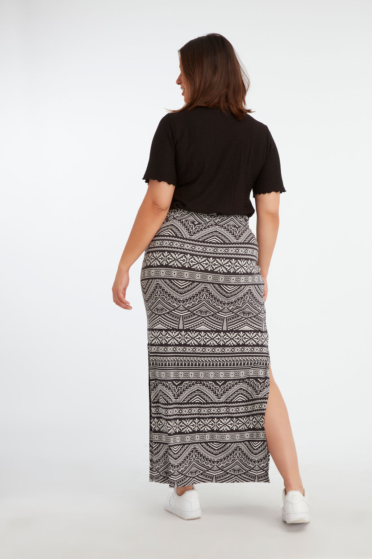 Langer Rock mit Schlitz image number 4