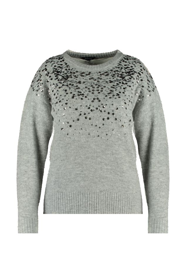 Pullover mit Pailletten image number 1