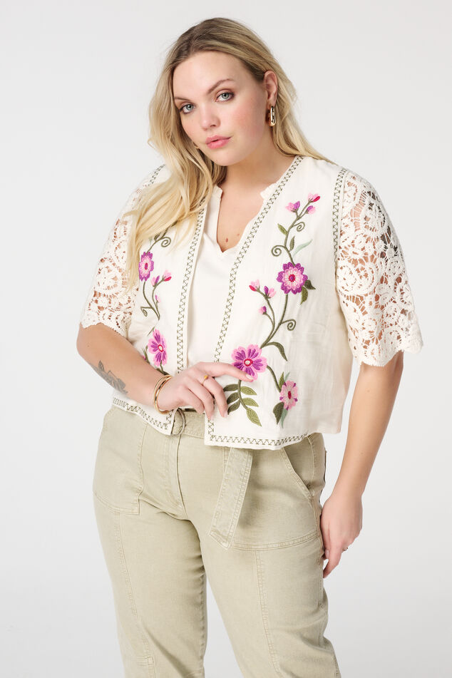 Weste mit Stickerei  image number 0