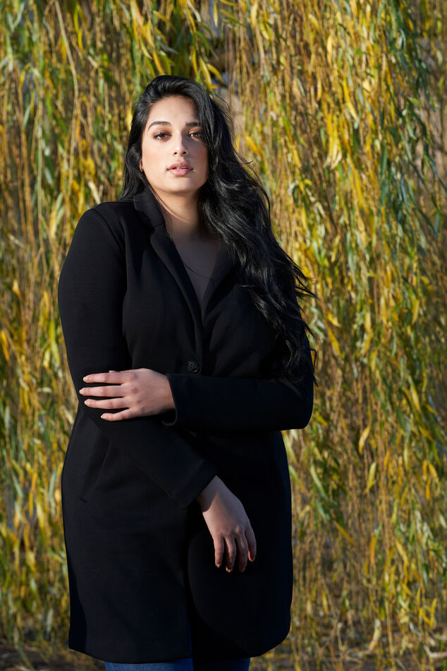 Mantel mit Revers image number 0