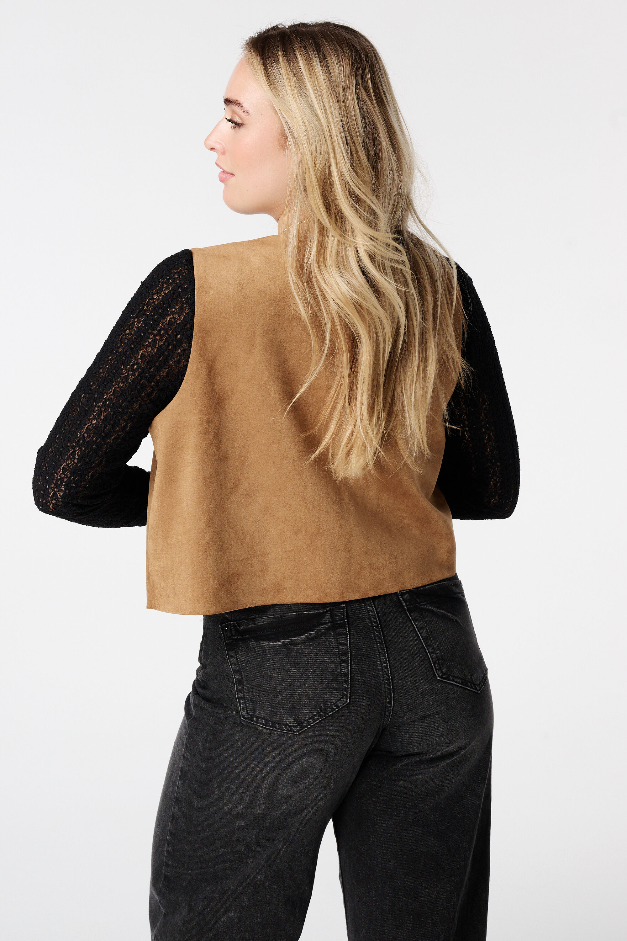 Su&egrave;dine-Weste mit Stickerei image number 3