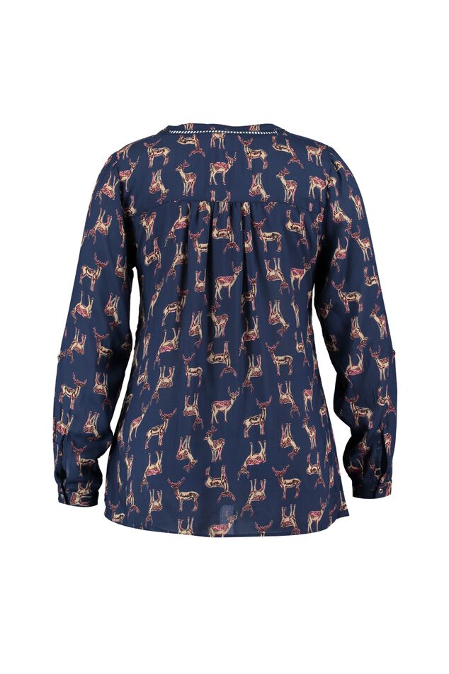 Bluse mit Allover-Print image number 2