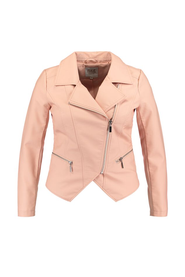 Kunstleder-Bikerjacke image number 1