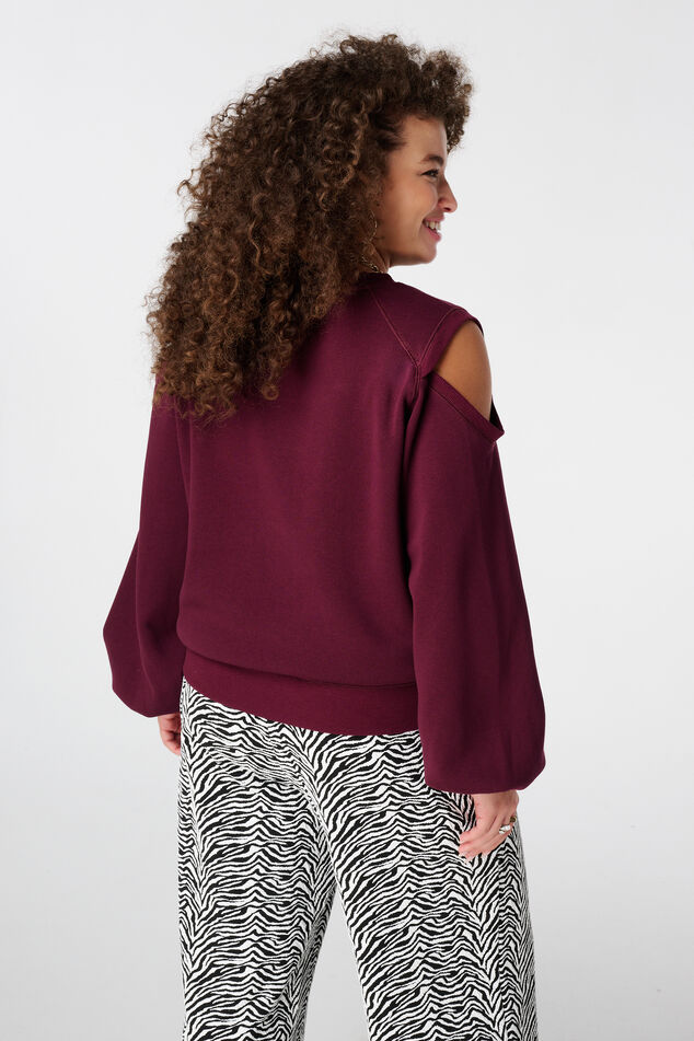 Pullover mit ausgeschnittener Schulter image number 3