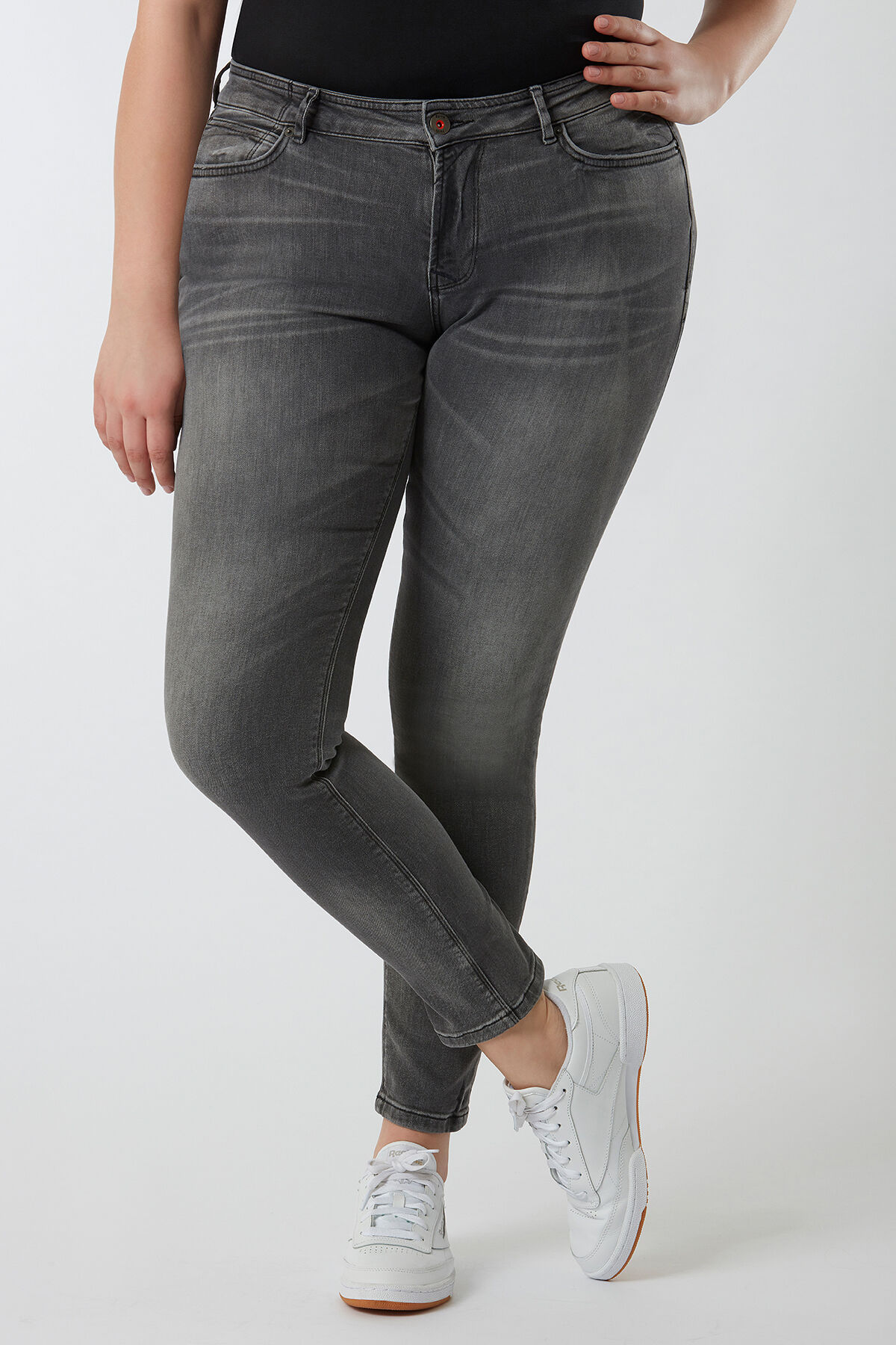 some,... O typ skinny jeans grau image number 5