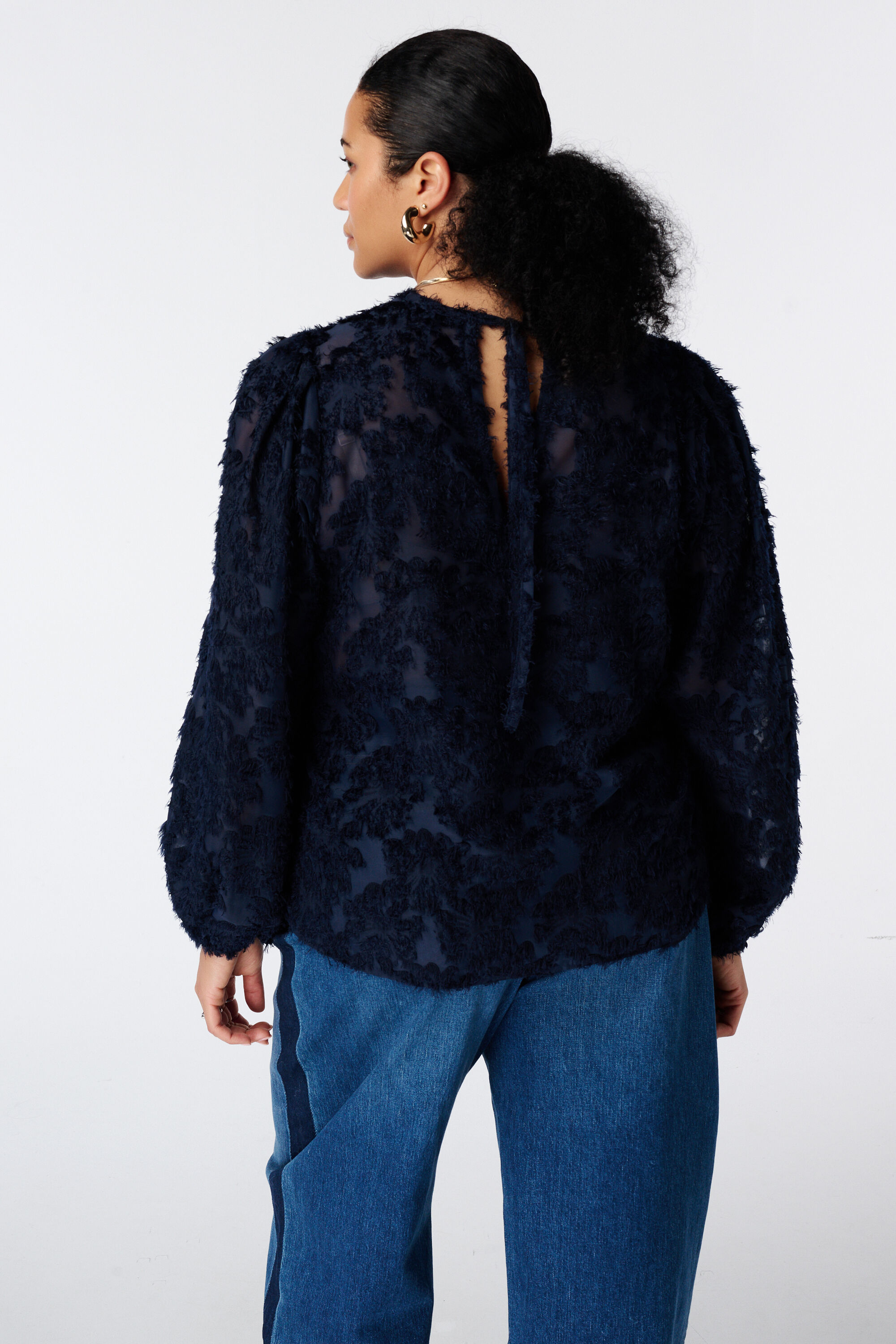 Bluse mit Ballon&auml;rmeln image number 3