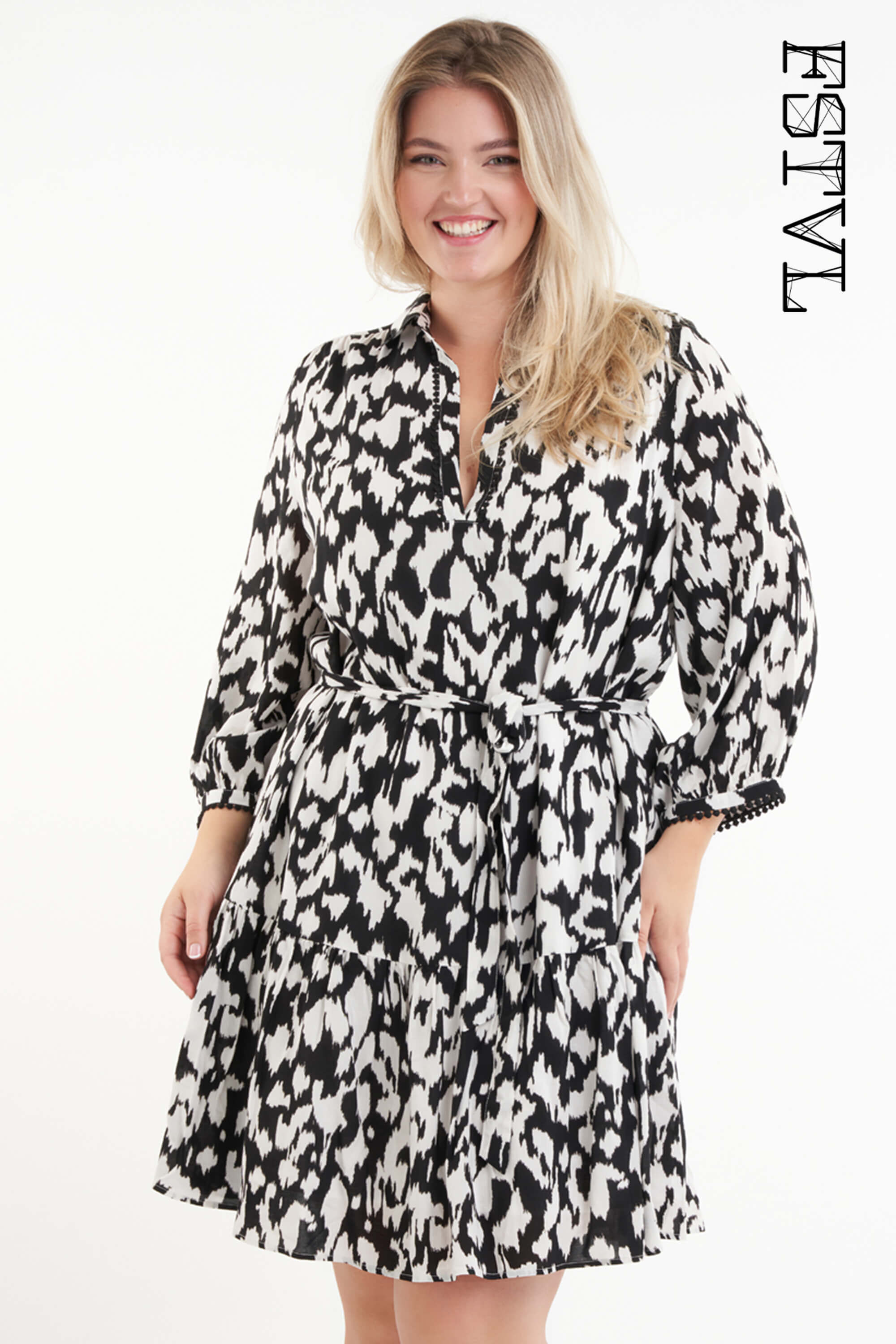 Kleid mit Print  image number 0