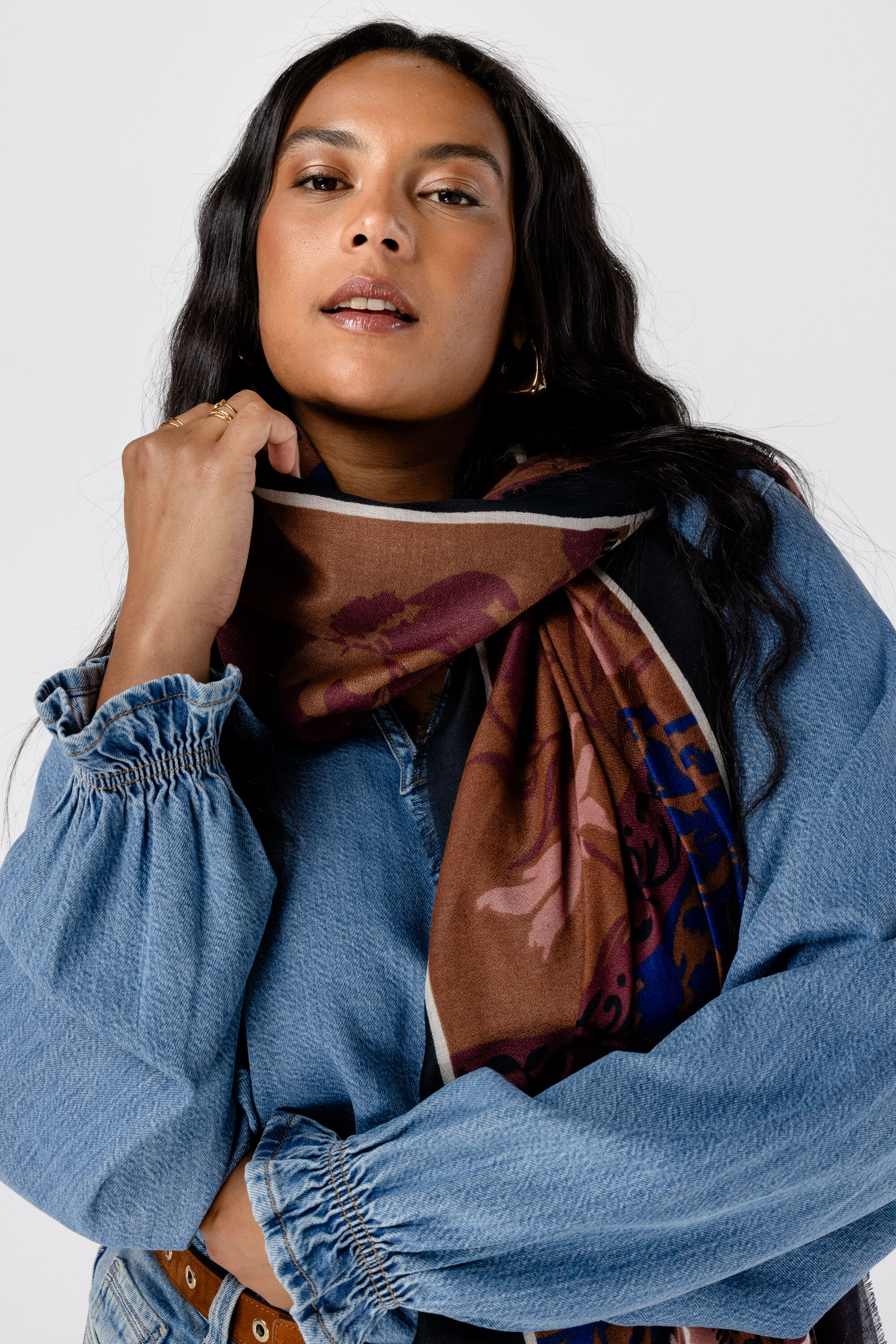 Schal mit Print image number 2