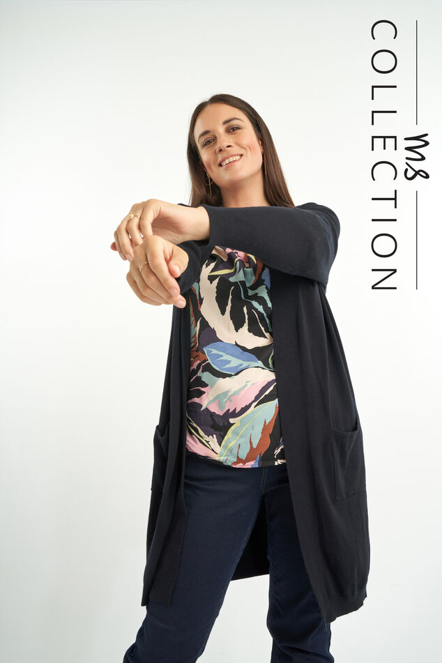 Offener Feinstrick-Cardigan image number 0