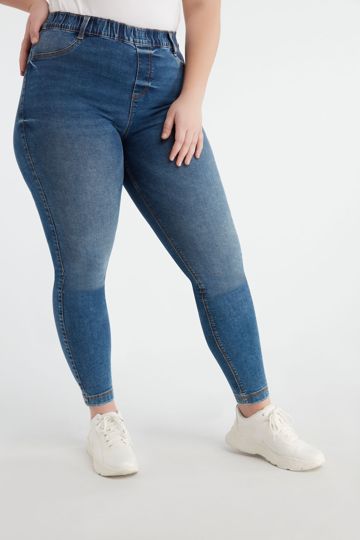 Slim-fit Treggings POPPY image number 4