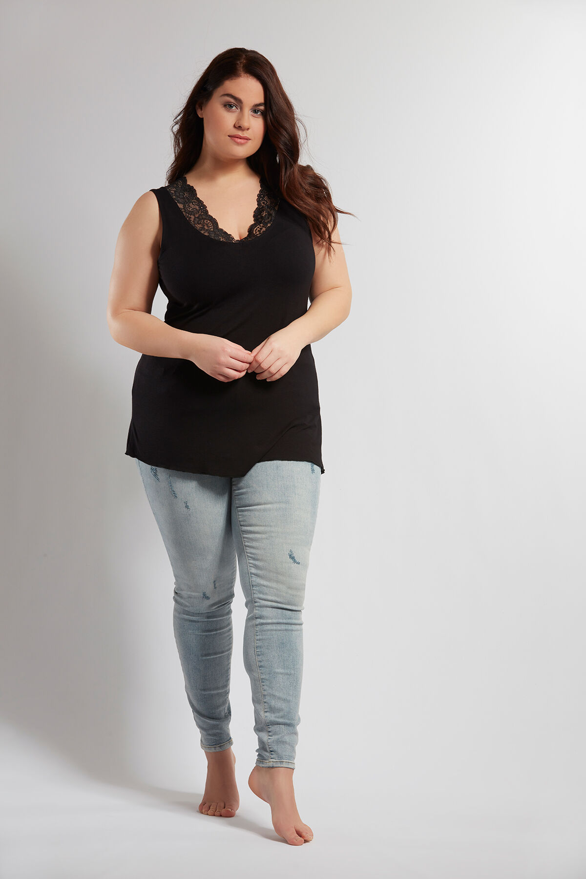 &Auml;rmelloses Spitzen-Top image number 3