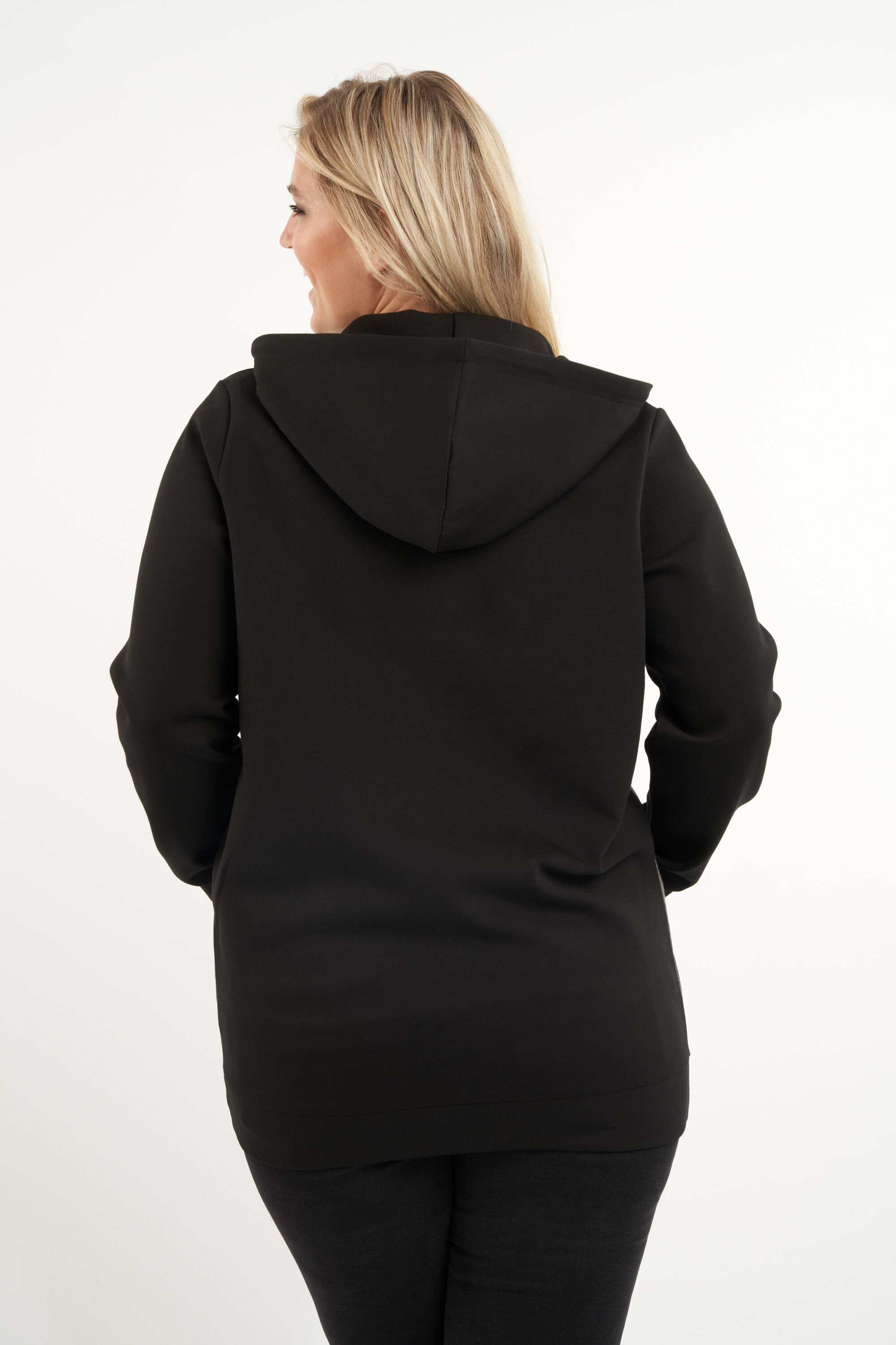 Cardigan mit Kunstleder  image number 3