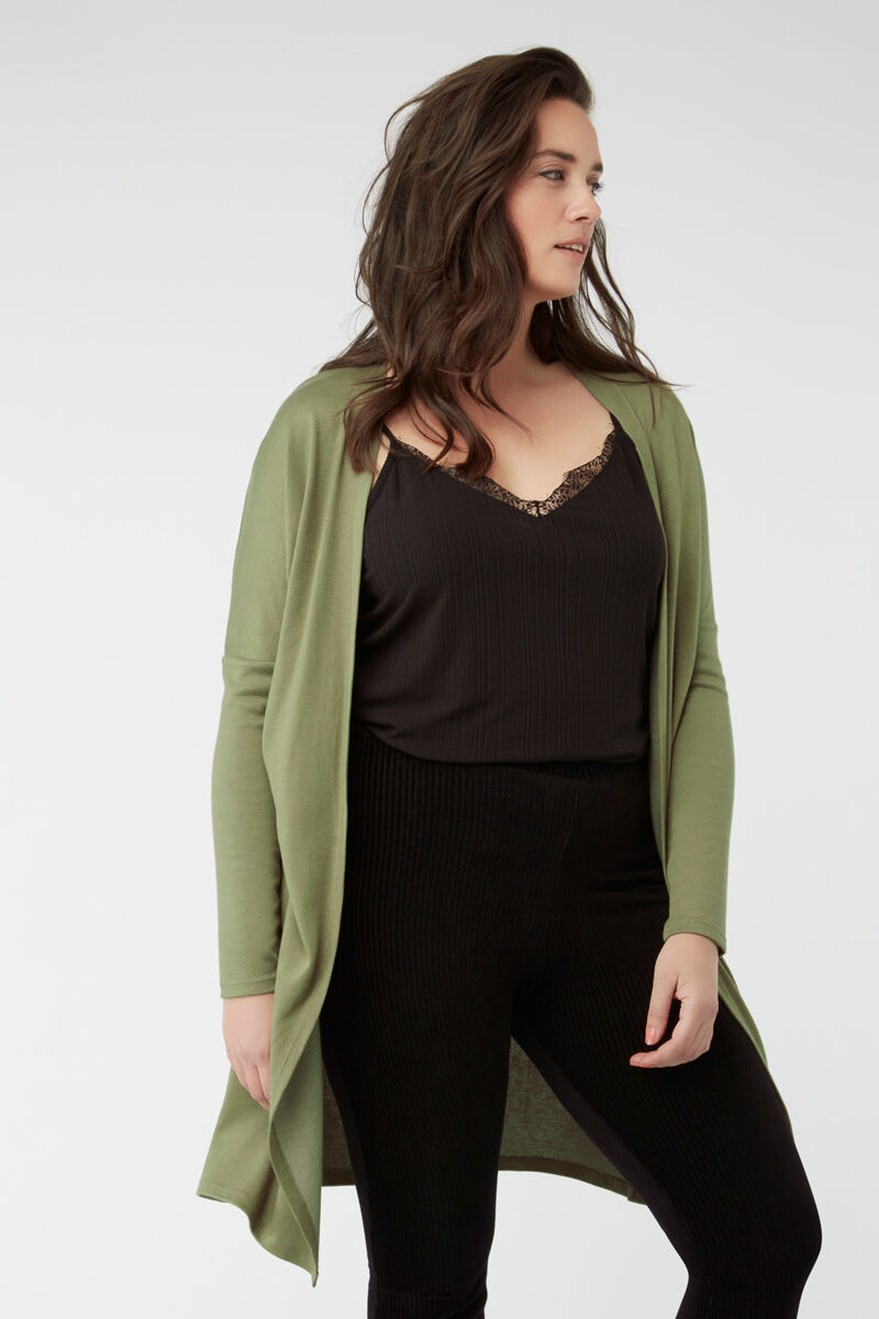 Langer offener Cardigan image number 5