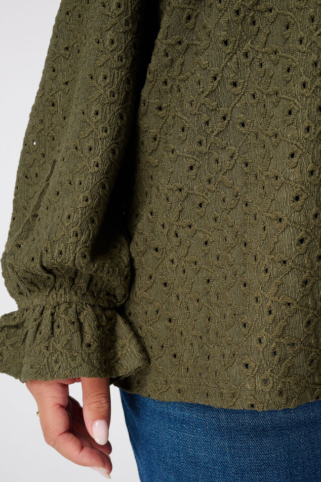 Oberteil mit Stickerei image number 6