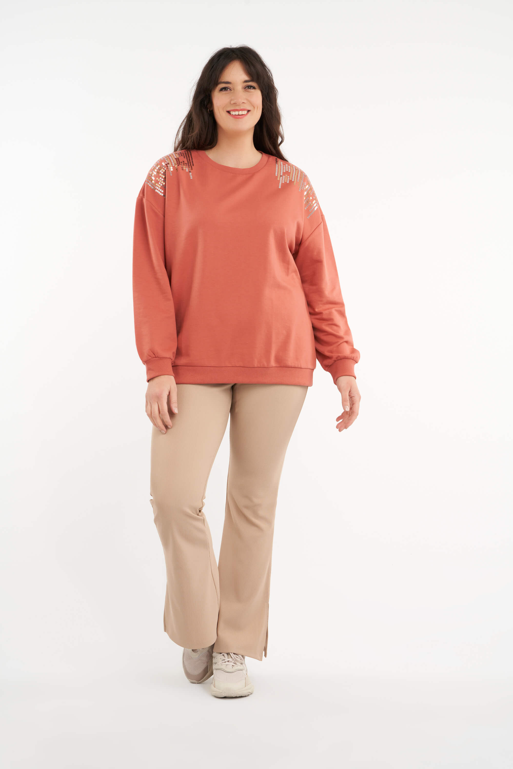 Pullover mit Pailletten image number 5