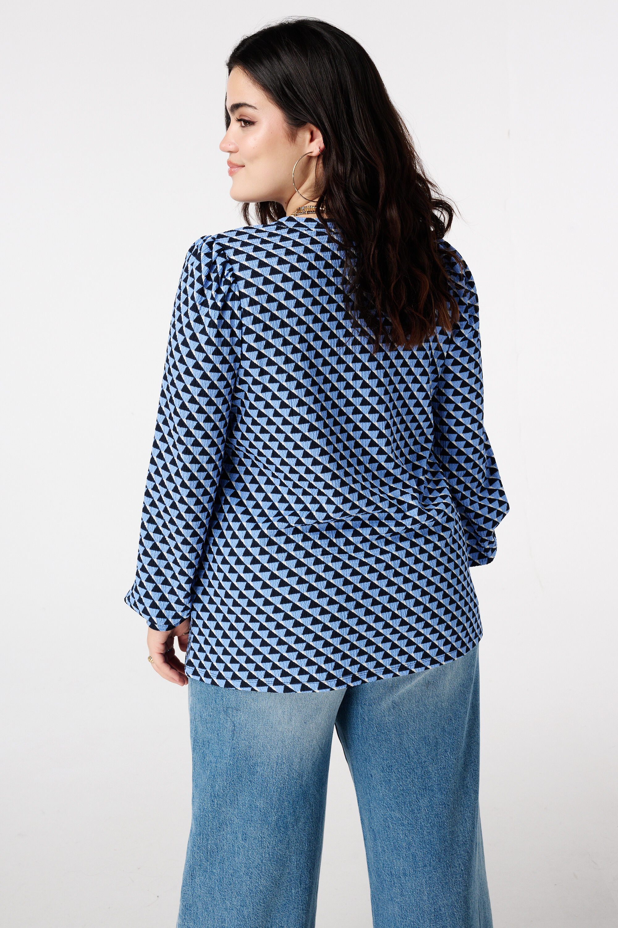 Top mit elegantem Print image number 3