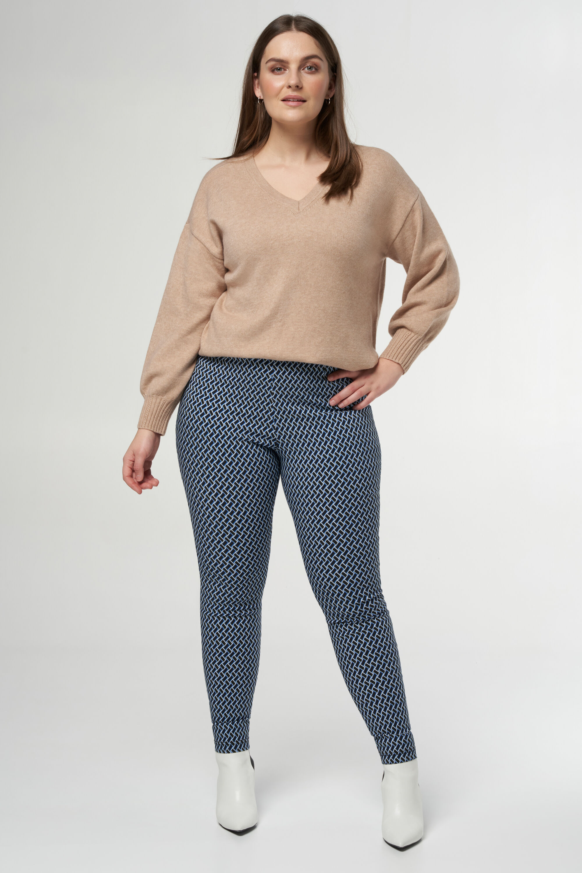 Treggings mit Aufdruck image number 6