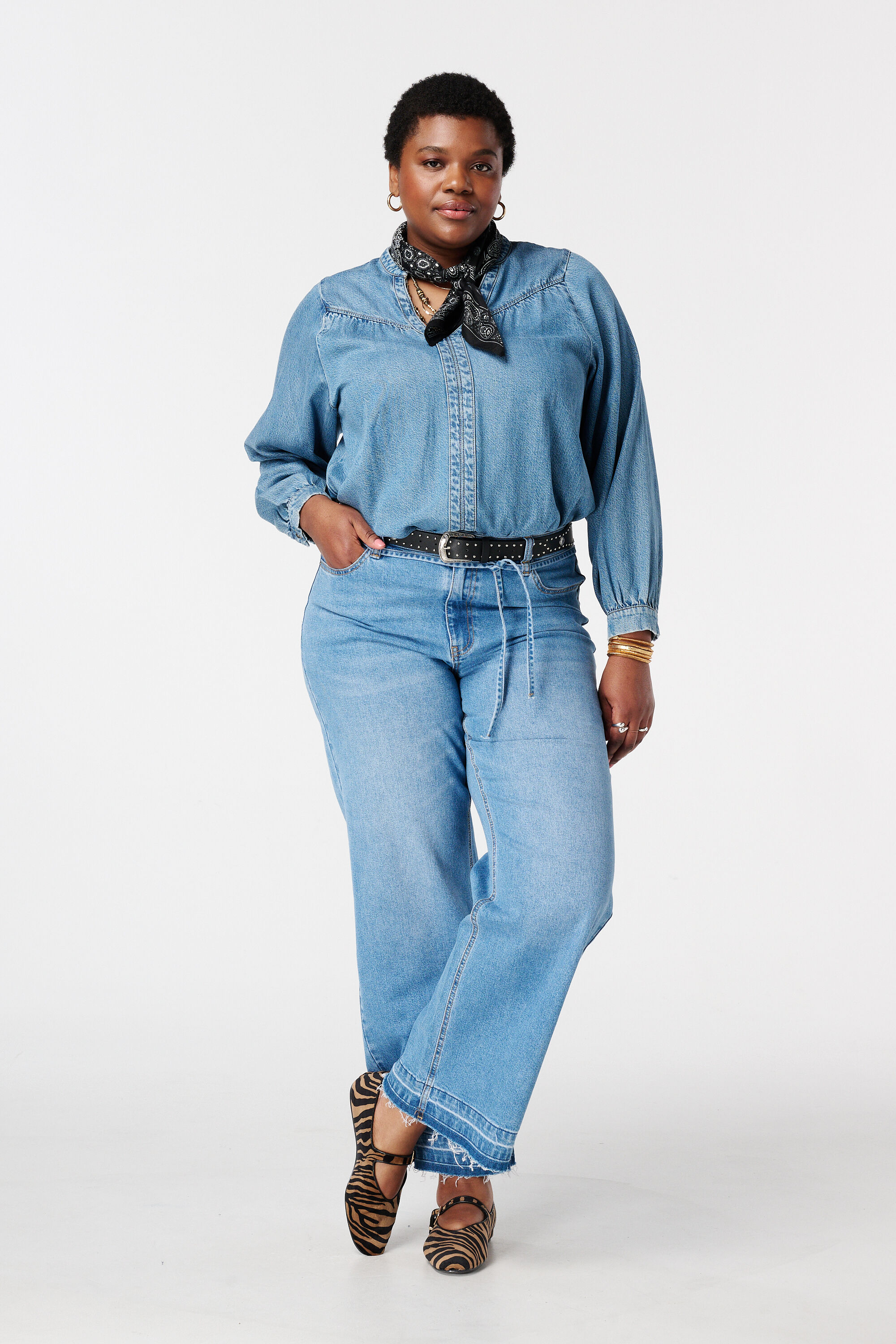 Denim Bluse image number 5