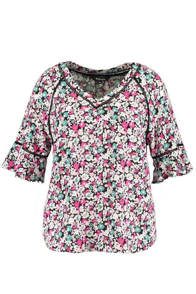 Bluse mit Blumen-Print image number 1