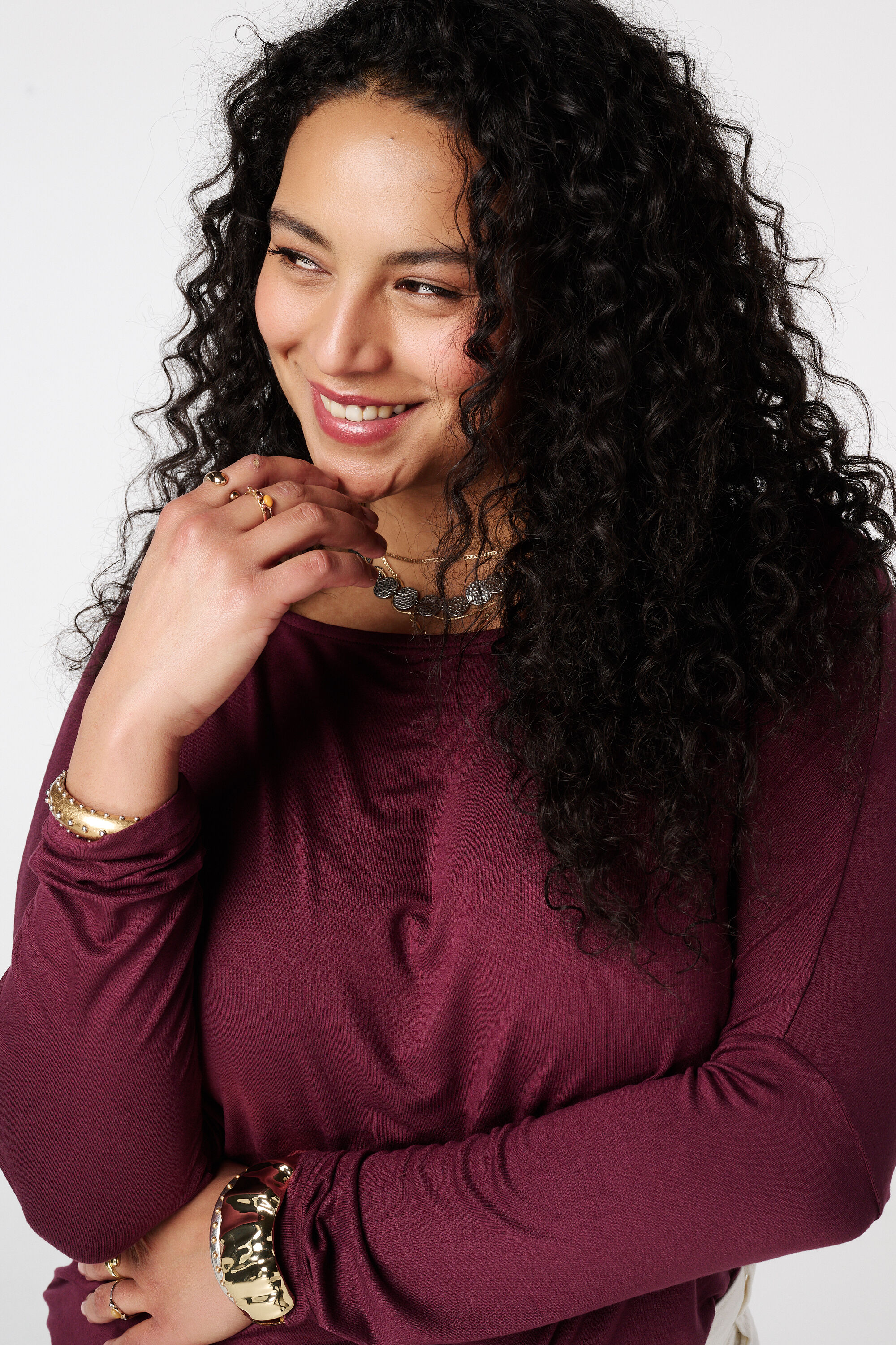 Top mit U Boot Ausschnitt image number 4