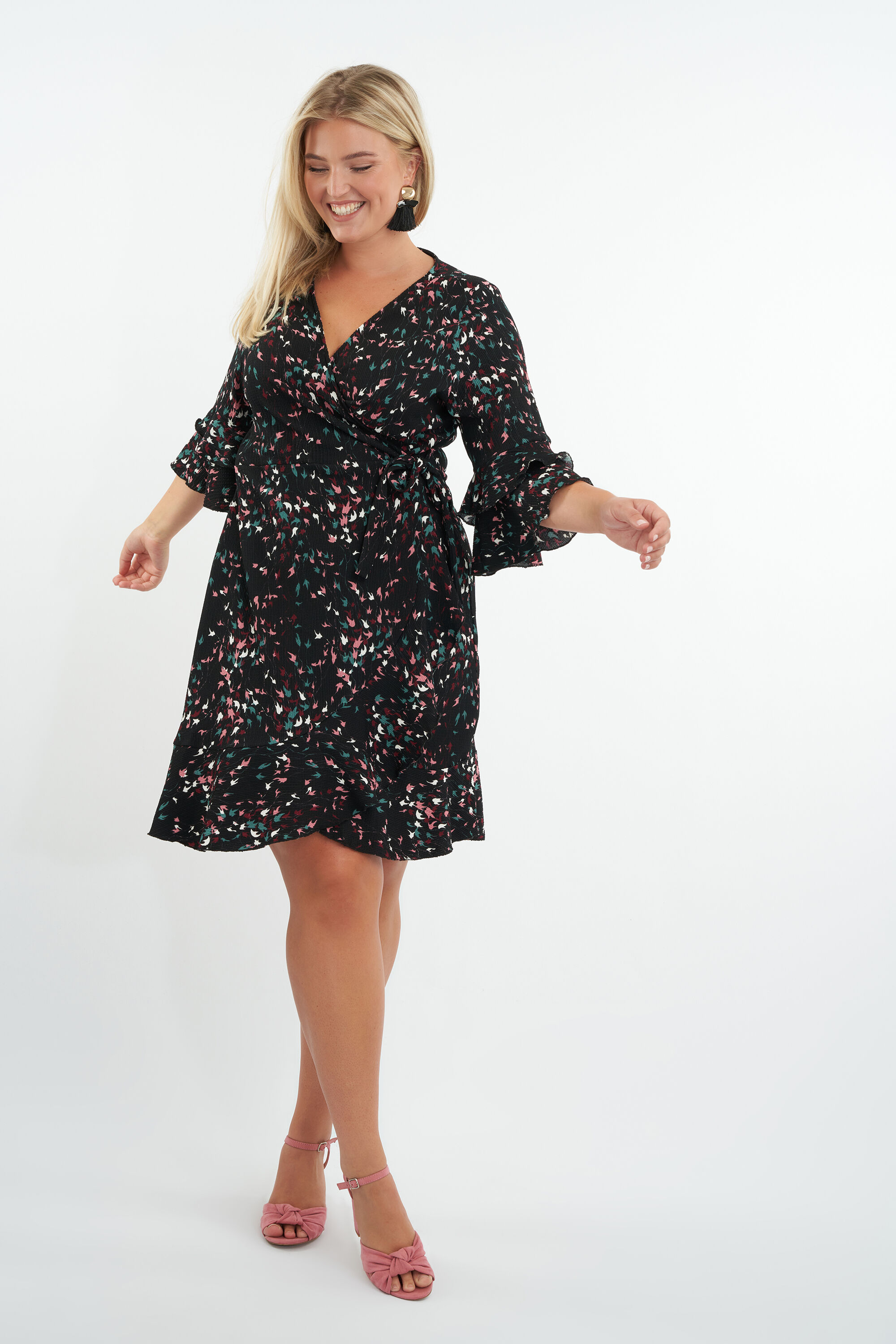 Wickelkleid mit Print image number 5