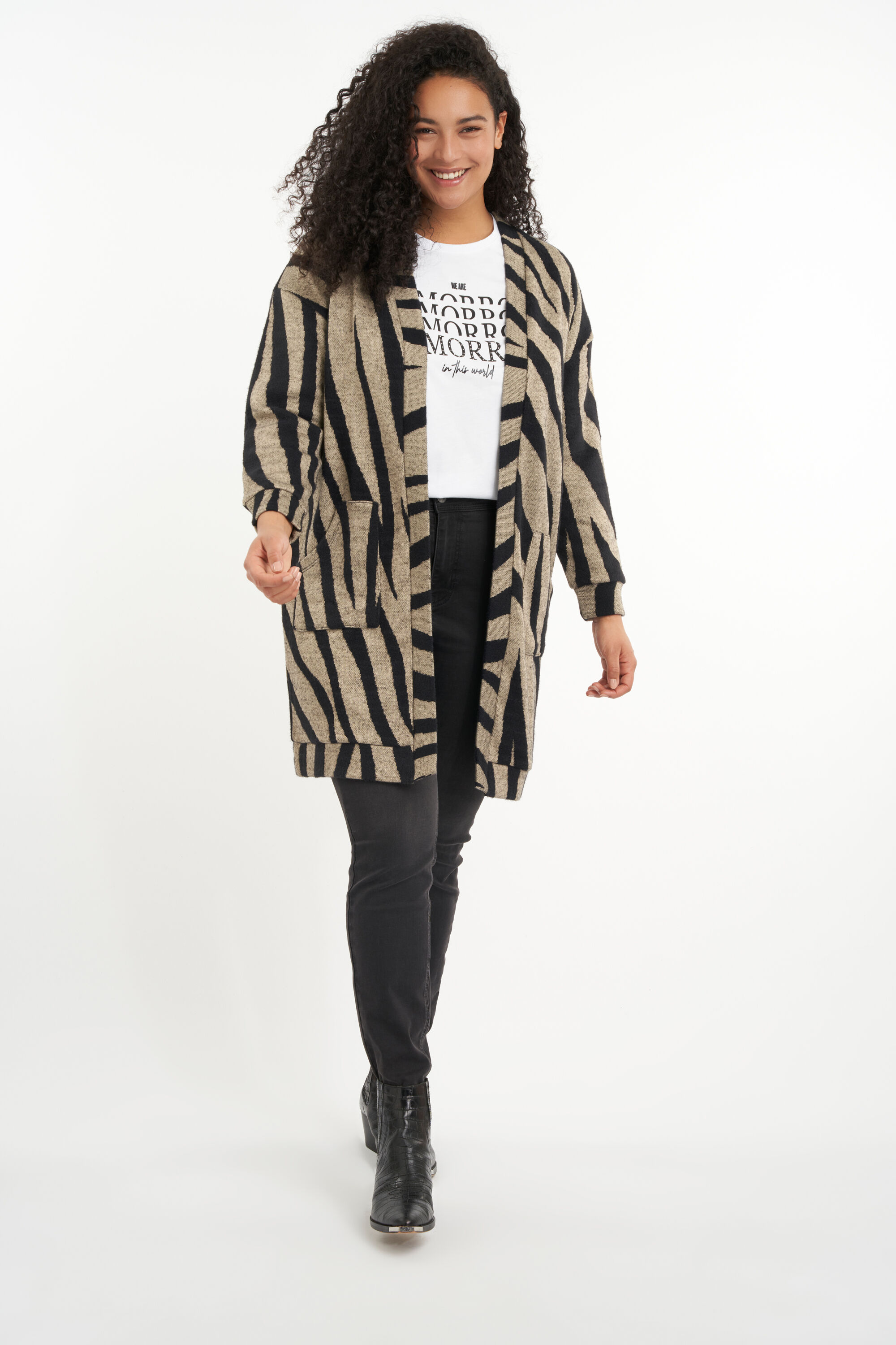 Cardigan mit Print image number 6