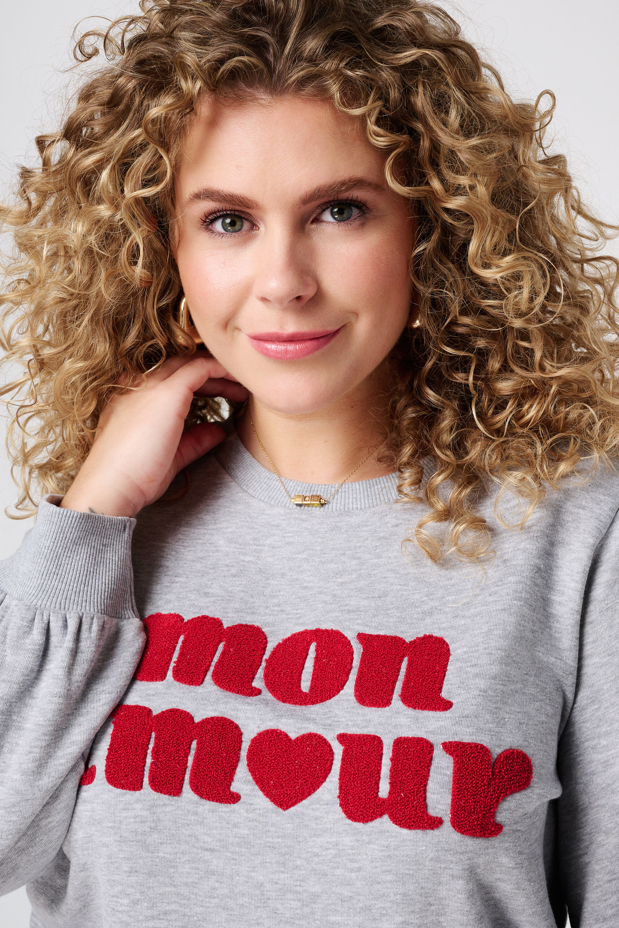 Pullover mit Text-Print image number 4