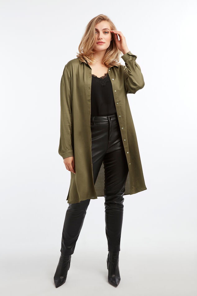 Satin-Bluse image number 0