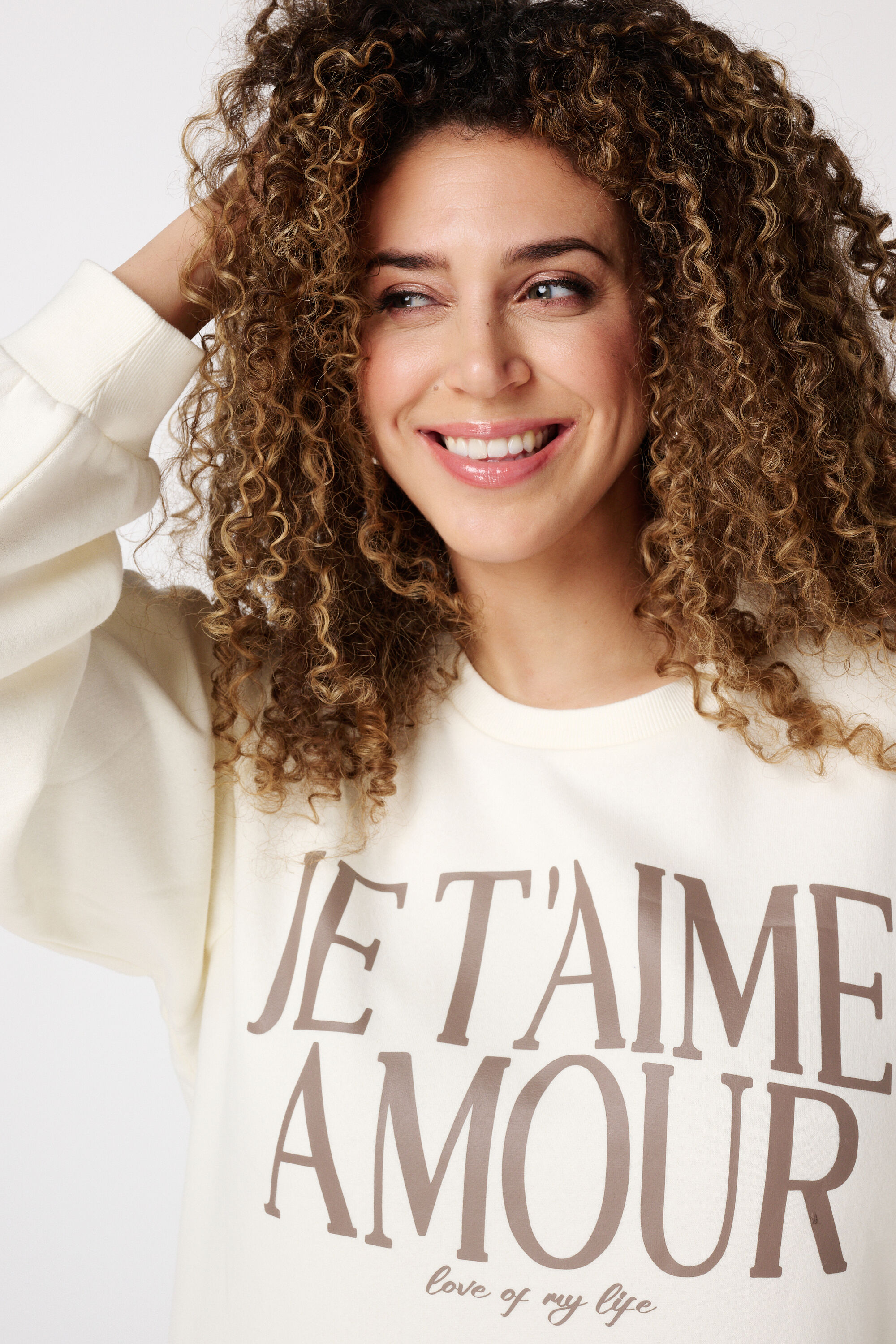 Pullover mit Text-Print image number 4