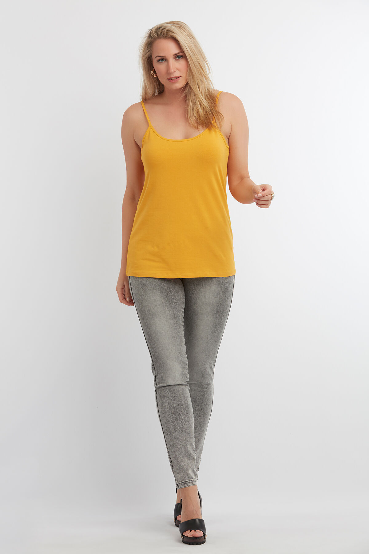 Cami-Top aus Baumwolle mit Spaghetti-Tr&auml;gern image number 3