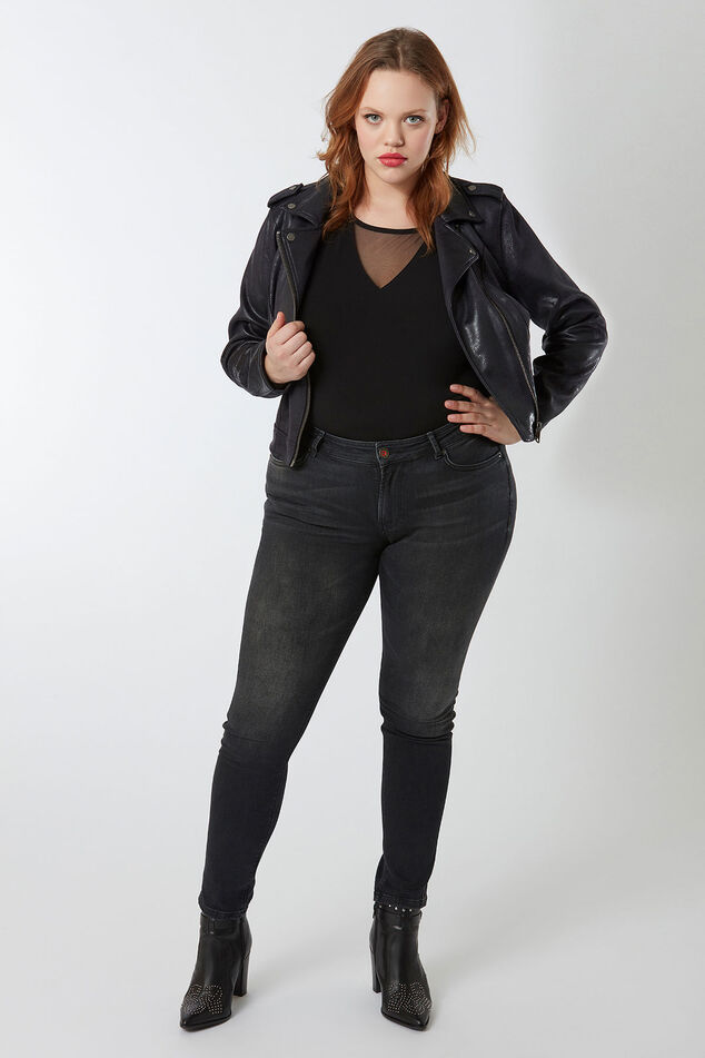 O typ skinny jeans schwarz image number 0