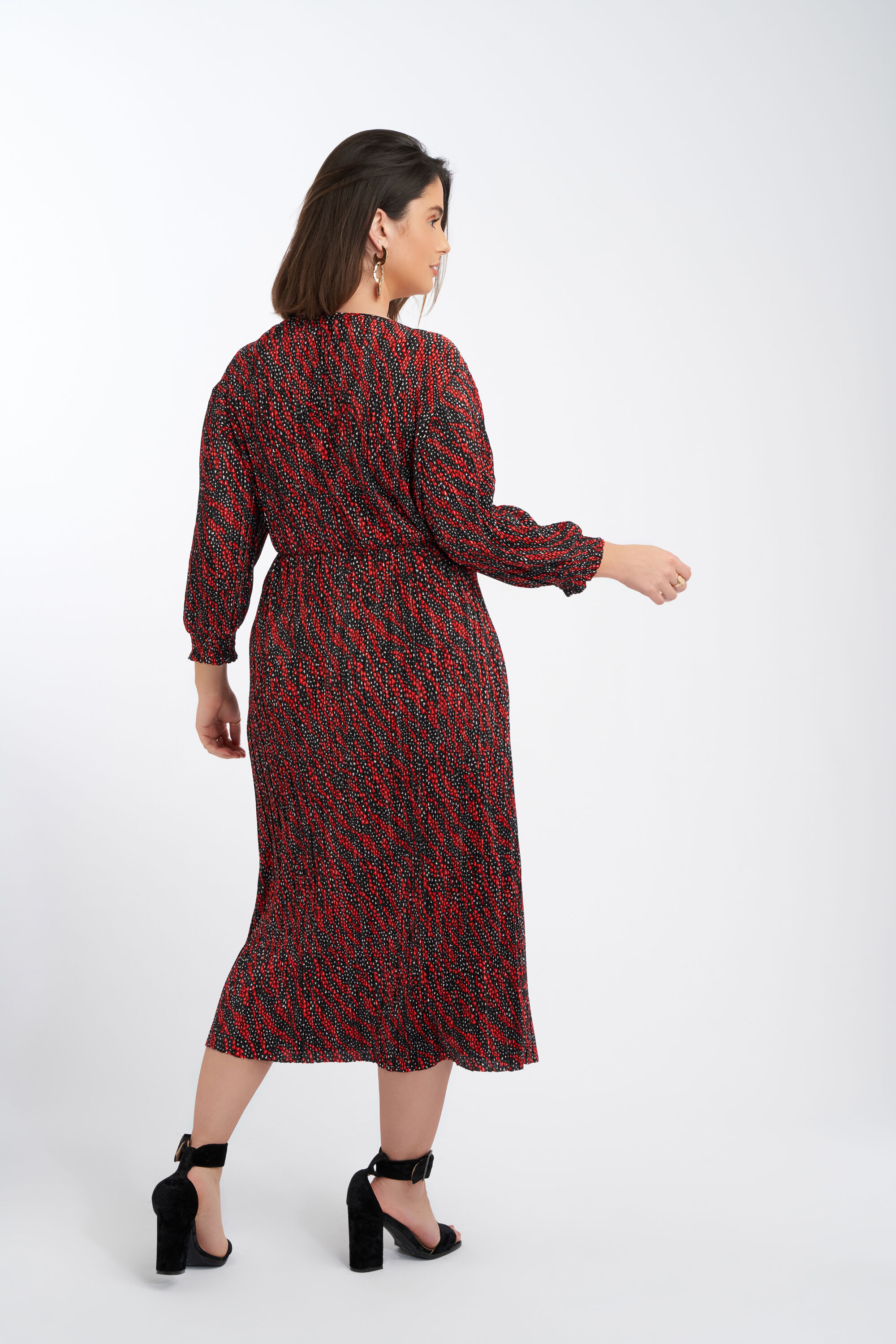 Langes Plissee-Kleid image number 3