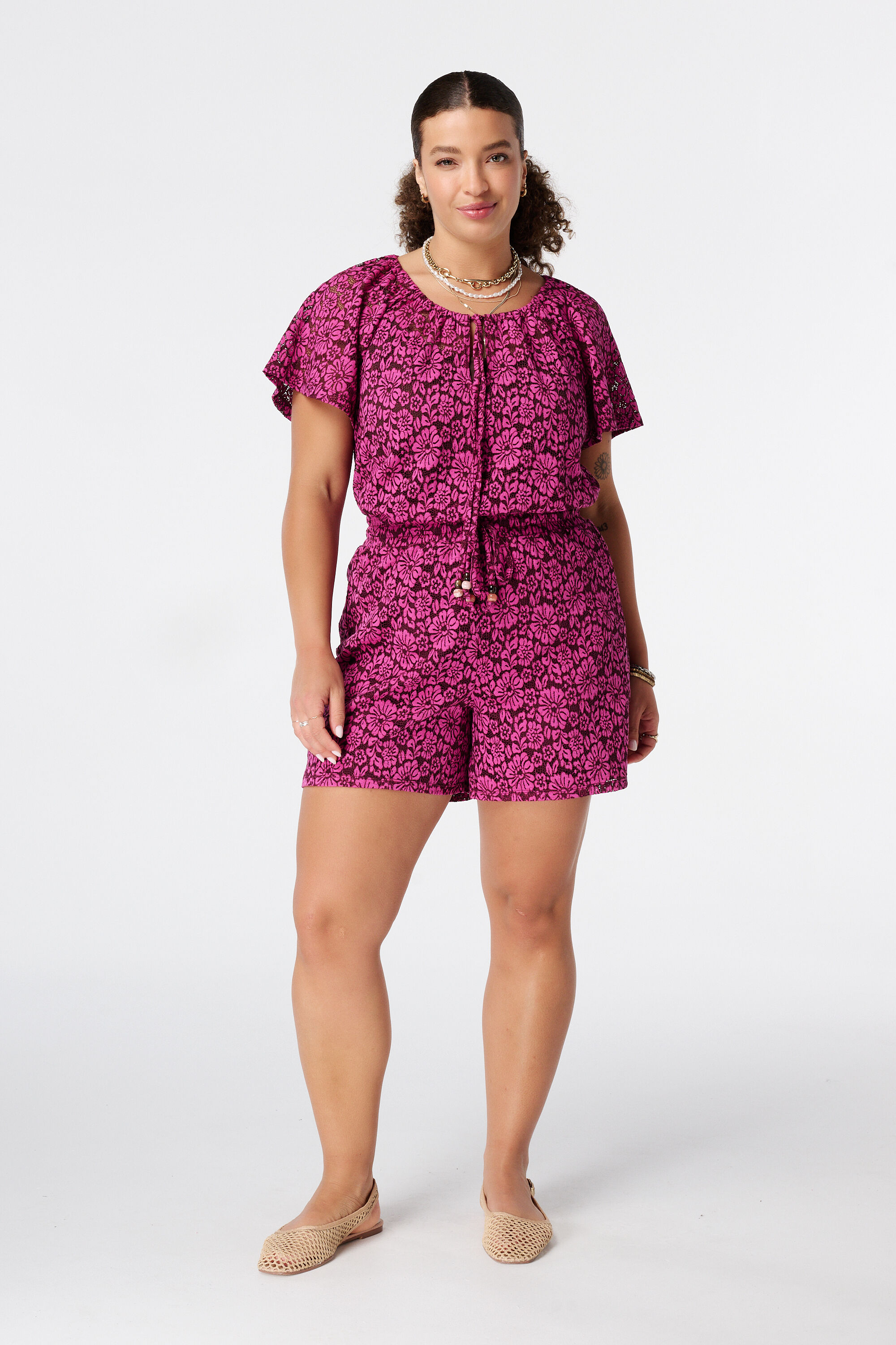 Short mit elastischem Bund