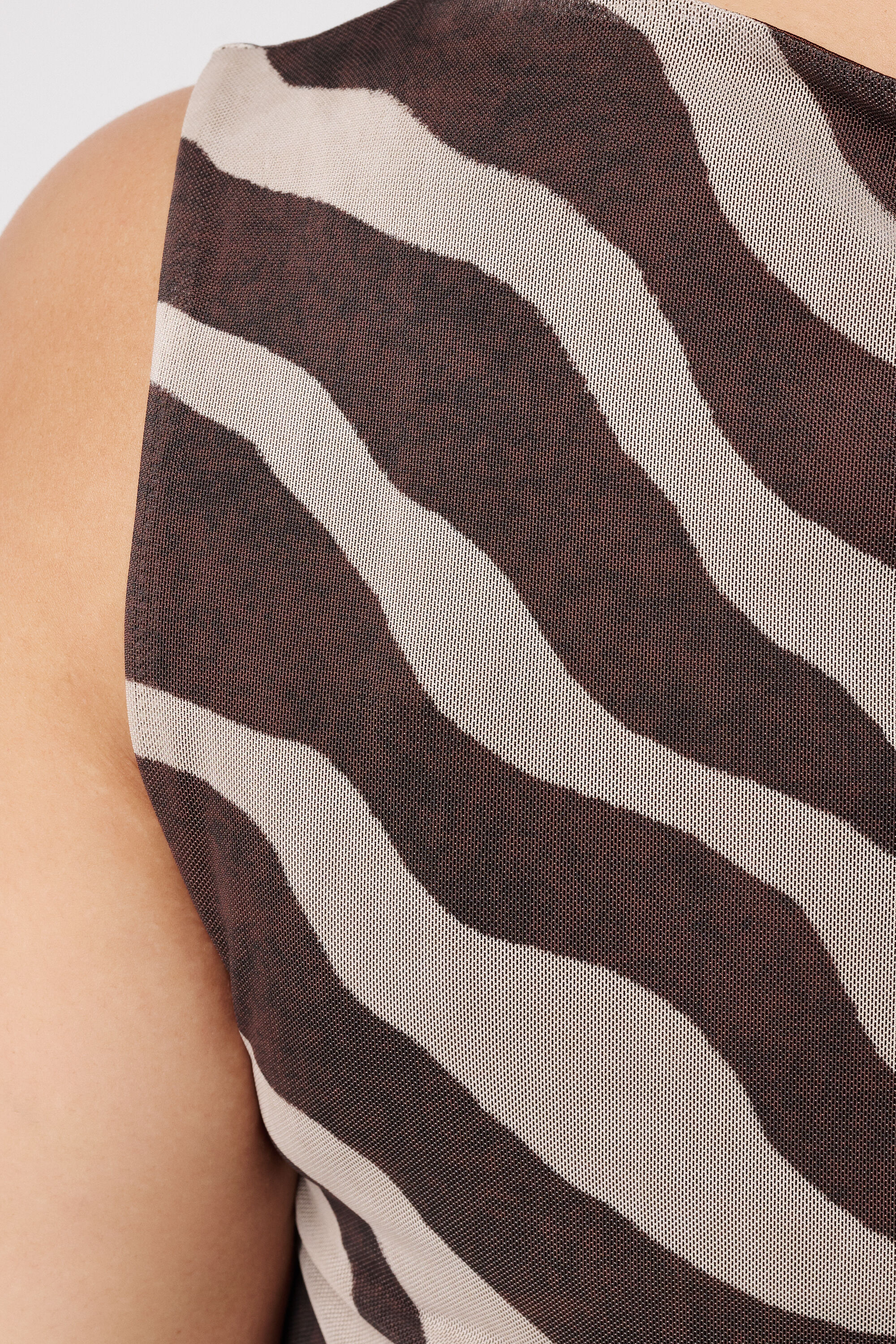 Mesh Top mit Print image number 6