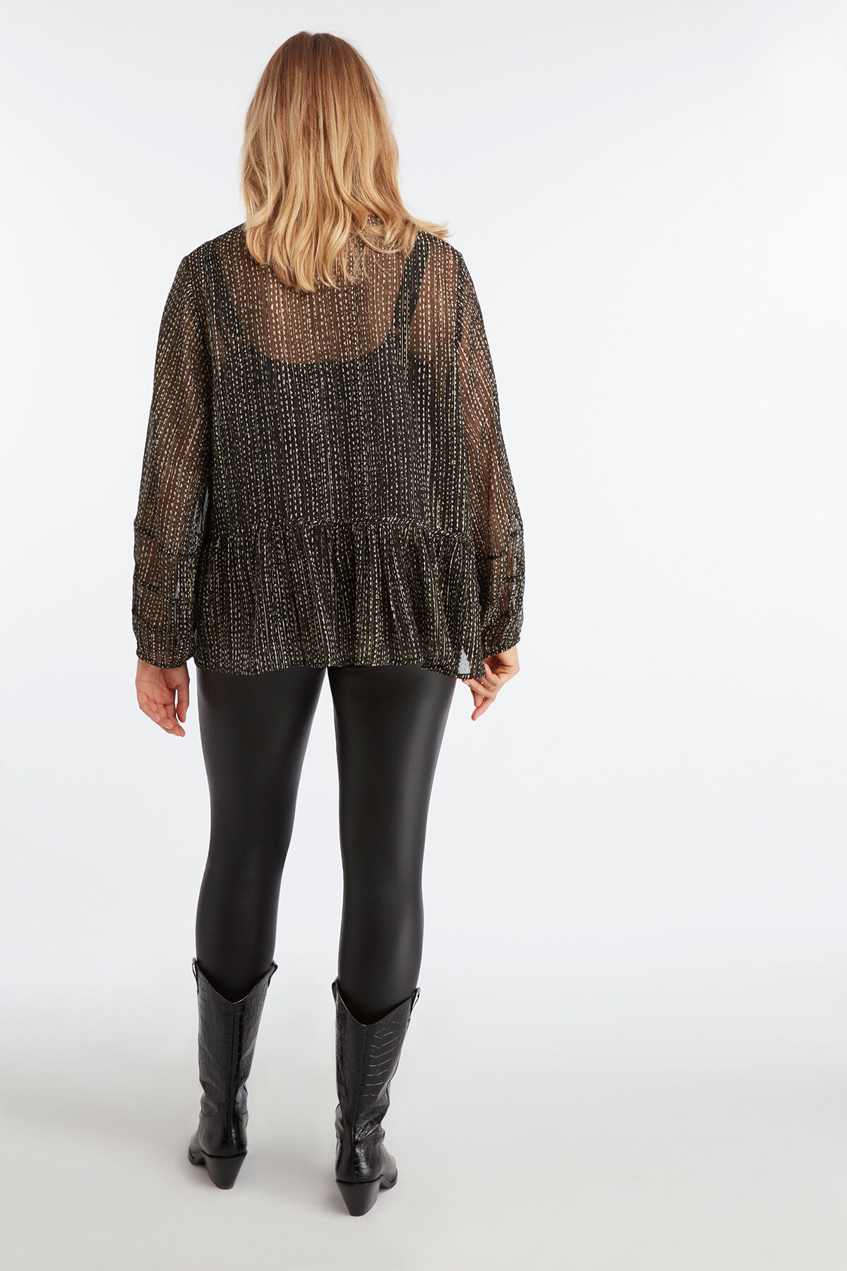 Transparente Bluse image number 6