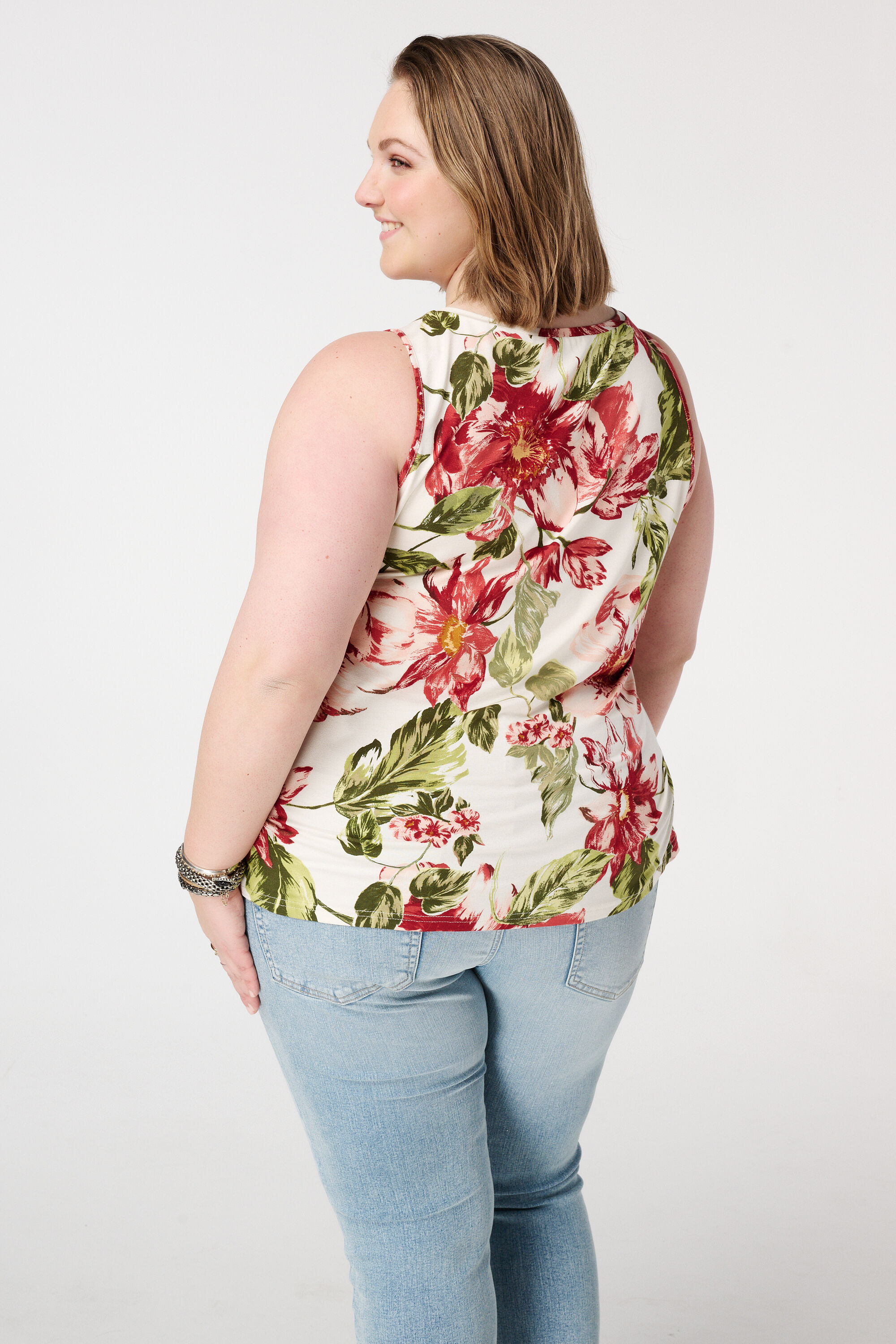 Singlet mit V Ausschnitt und Print image number 3