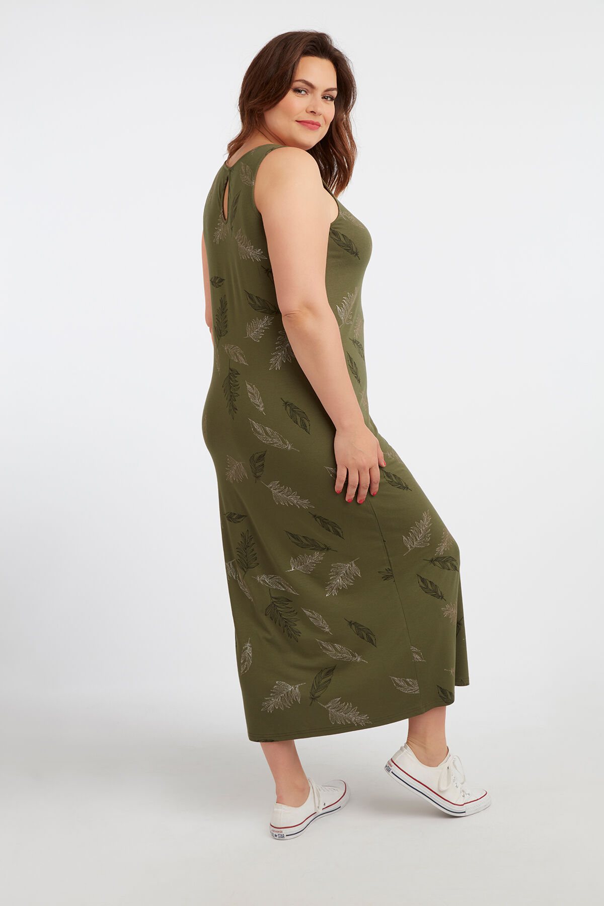 Langes &auml;rmelloses Kleid image number 3