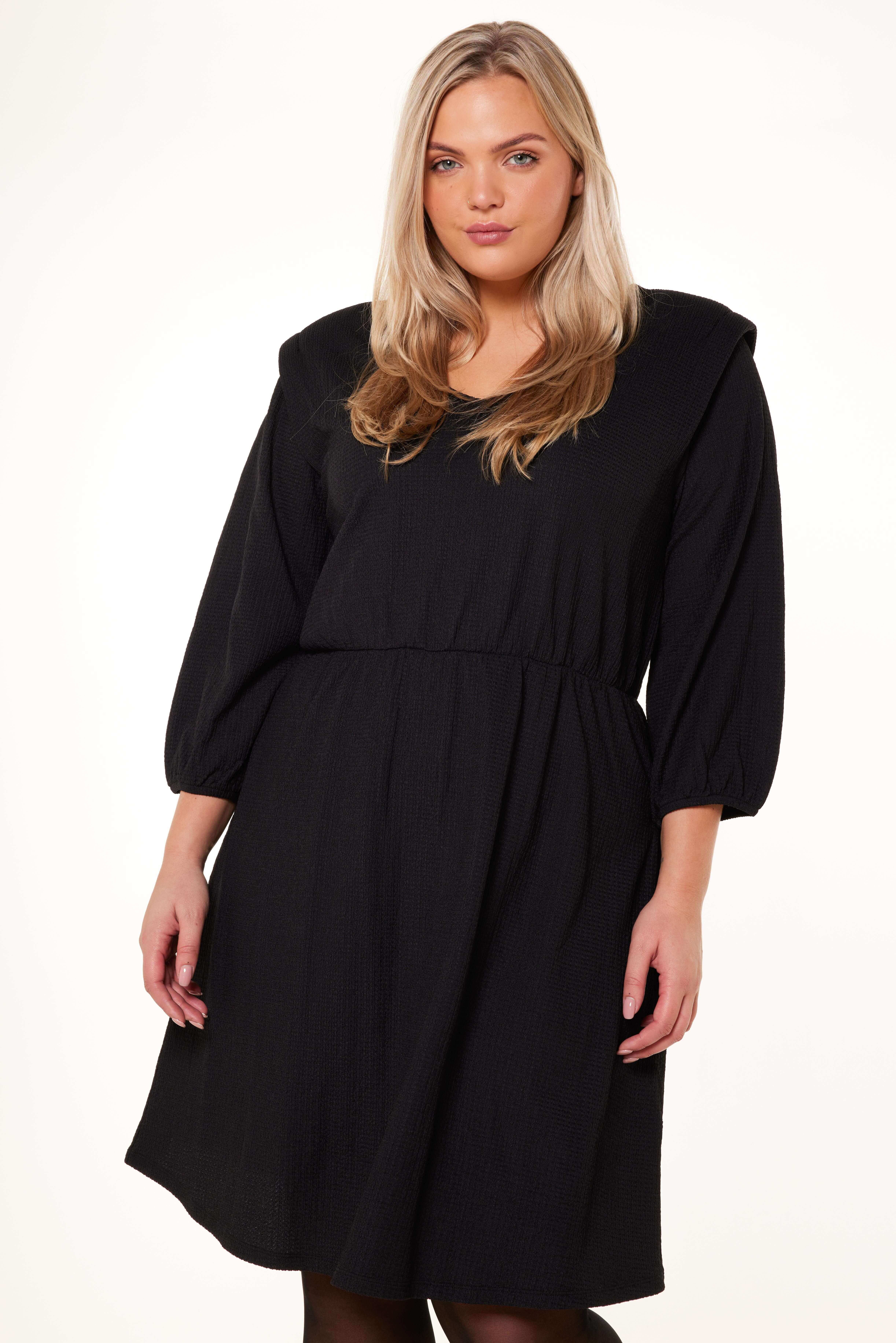 Kleid mit Schulterpolster image number 5