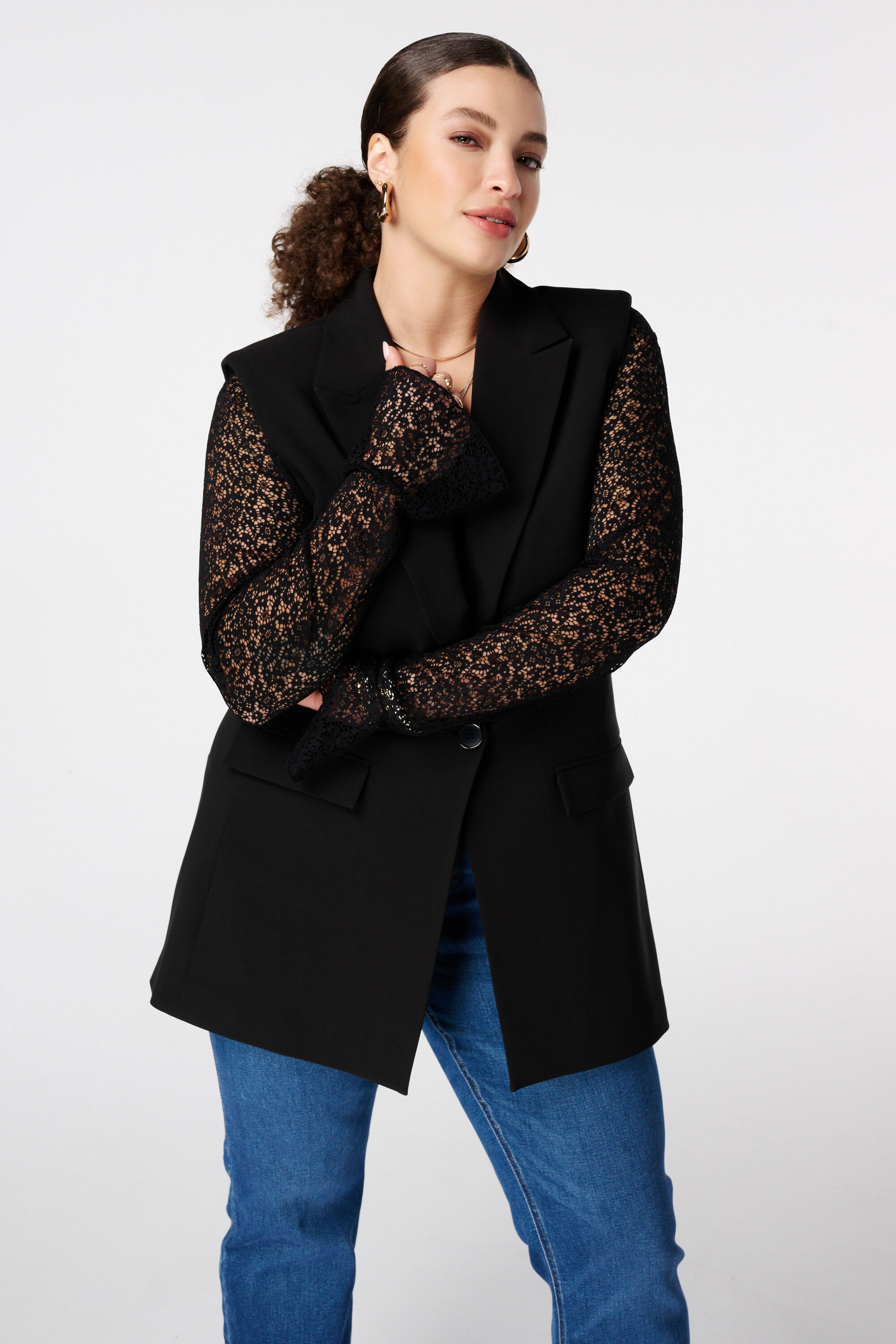 Weste mit Knopfleiste