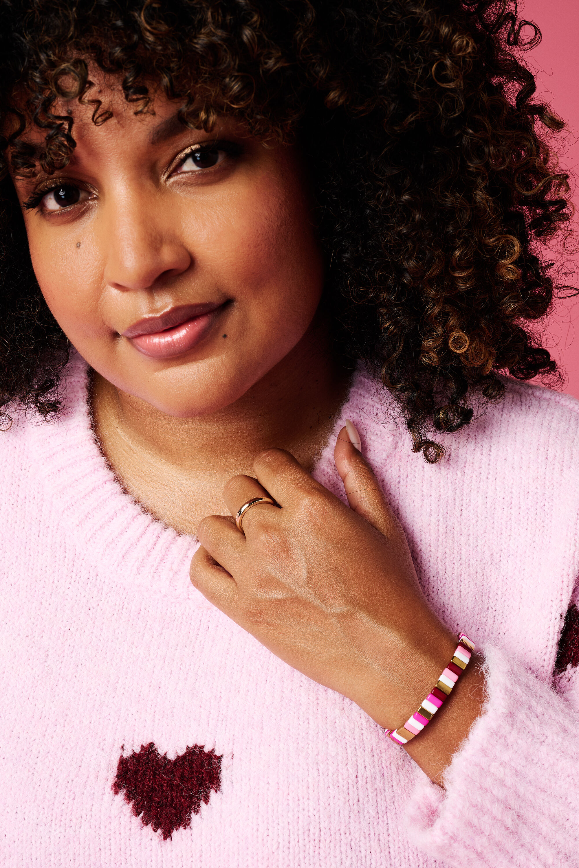 Pink Ribbon Armband image number 3