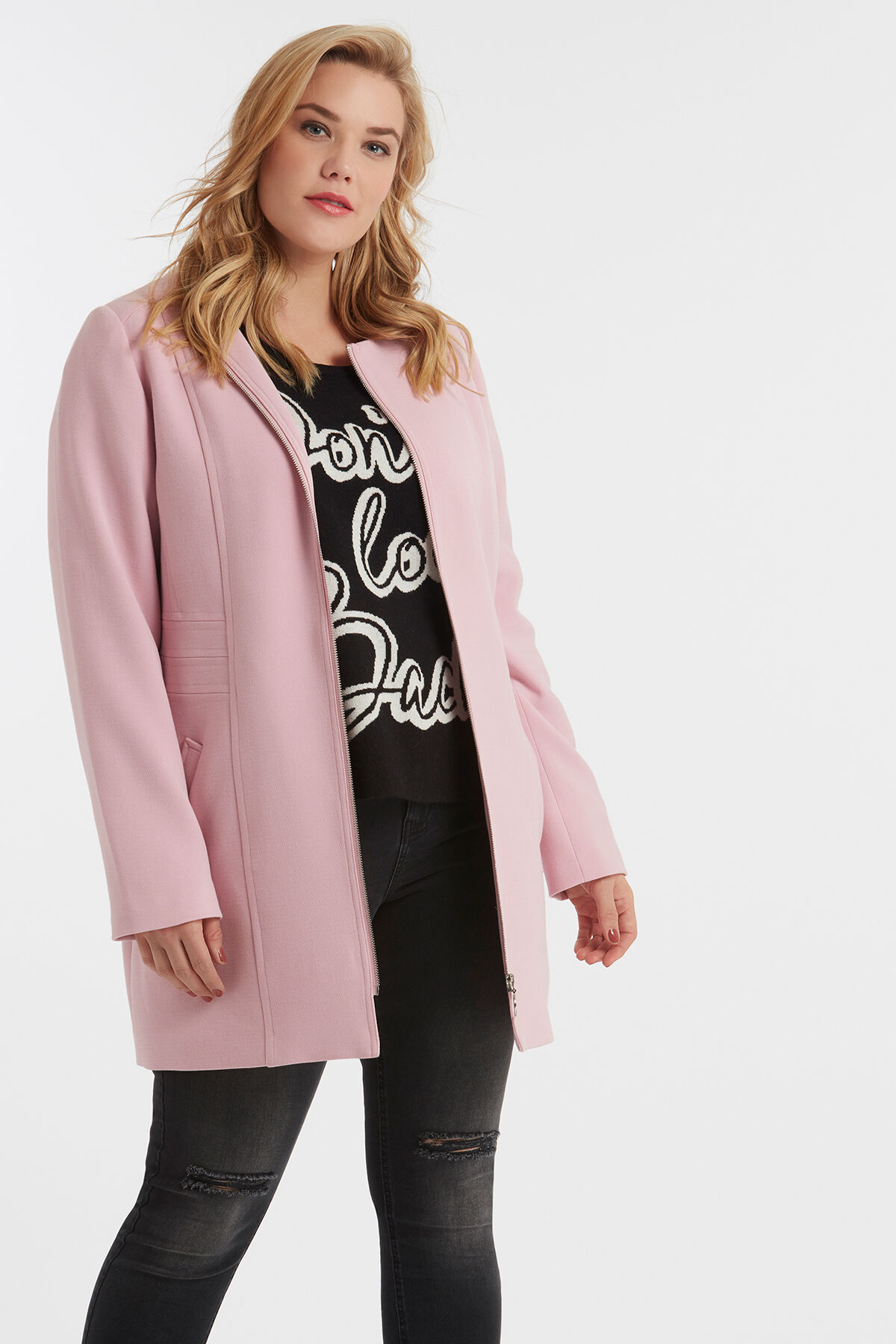 &Uuml;bergangsmantel mit Rei&szlig;verschluss image number 4