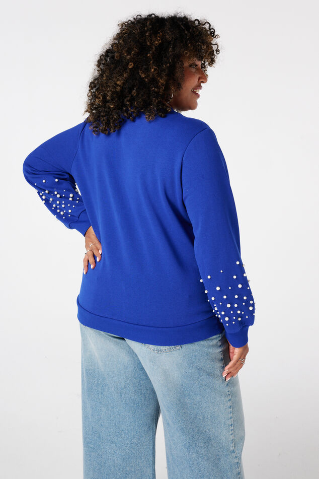 Pullover mit Perlendetail image number 3