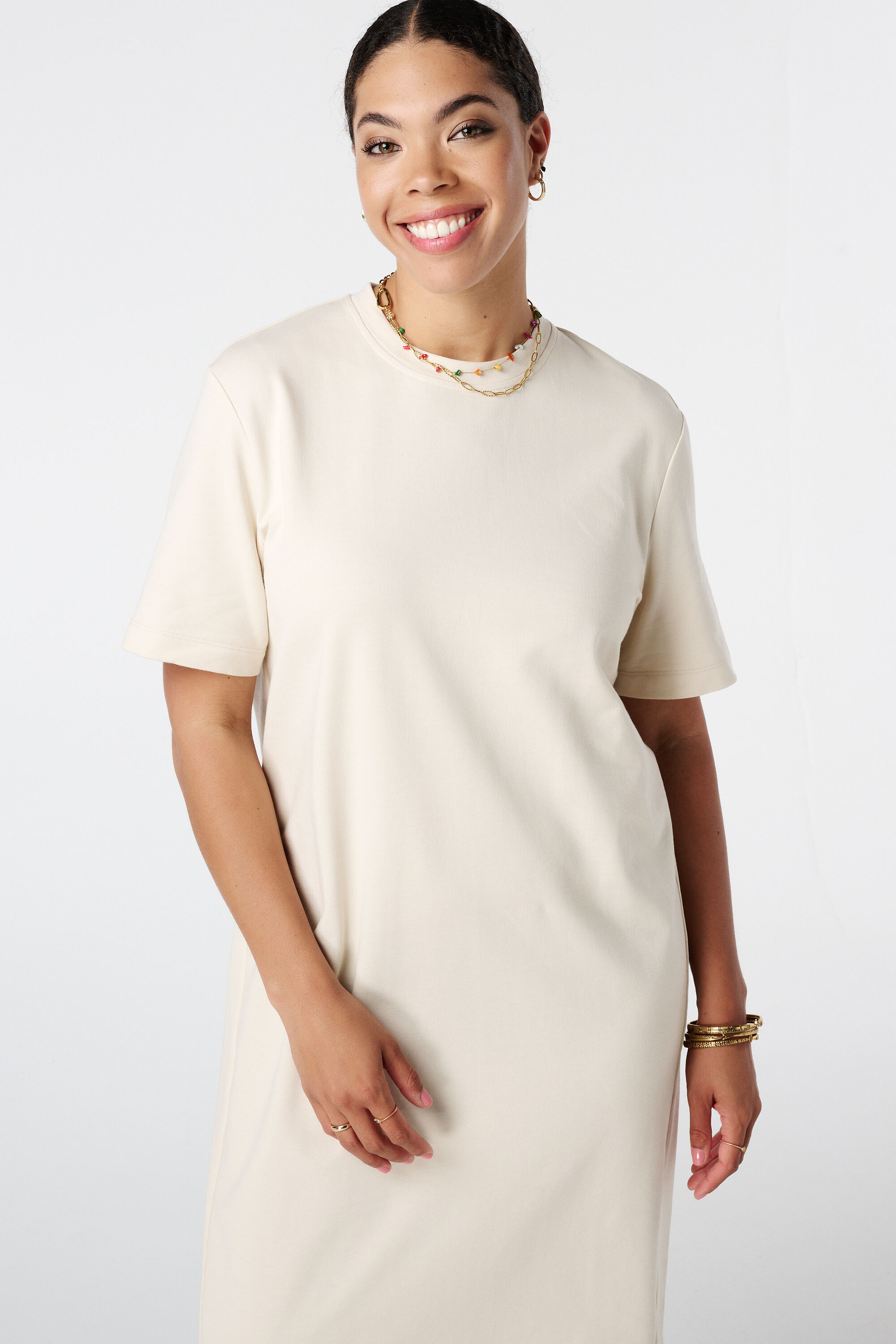 Midi-T-Shirtkleid image number 4