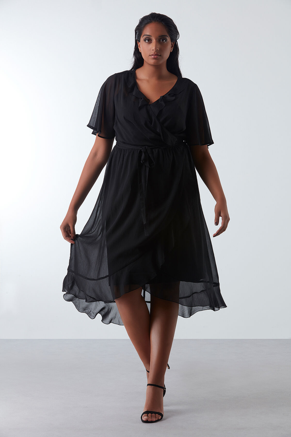 Wickel-Kleid mit R&uuml;schen image number 5