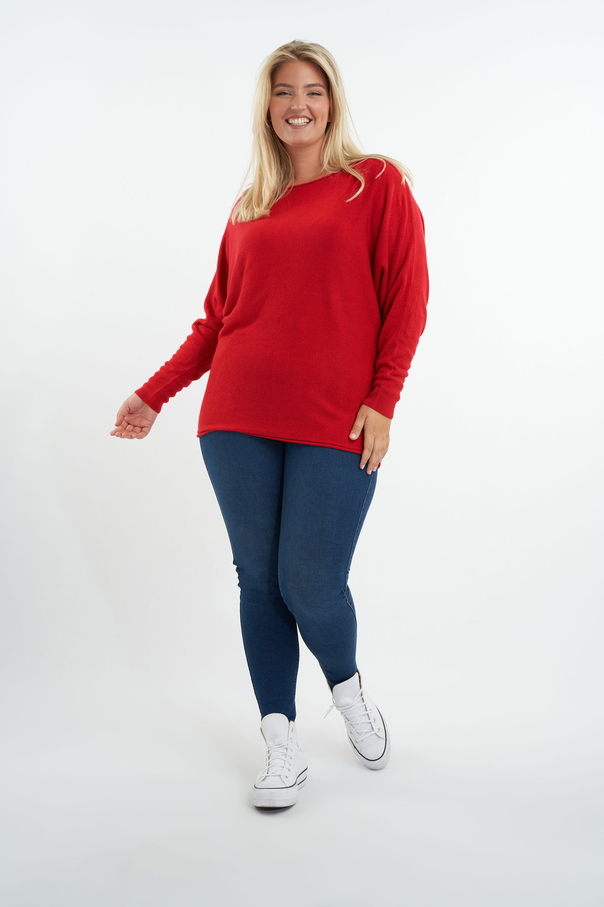 Pullover mit Fledermaus&auml;rmeln image number 5