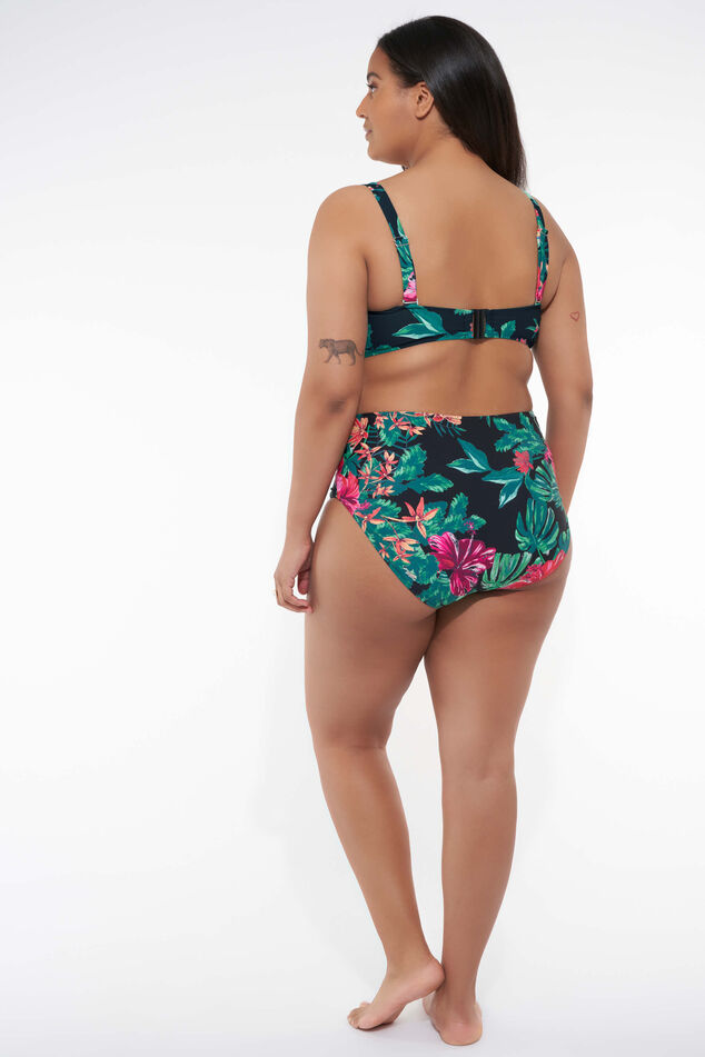 Hoch geschnittenes Bikini-Unterteil mit Print image number 6