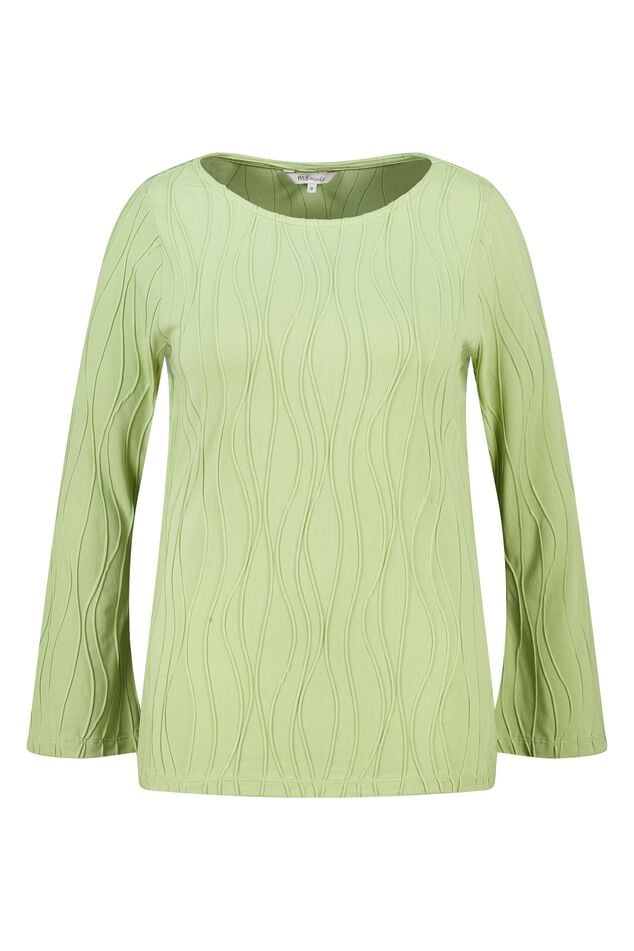 Tailliertes Langarm-T-Shirt image number 1