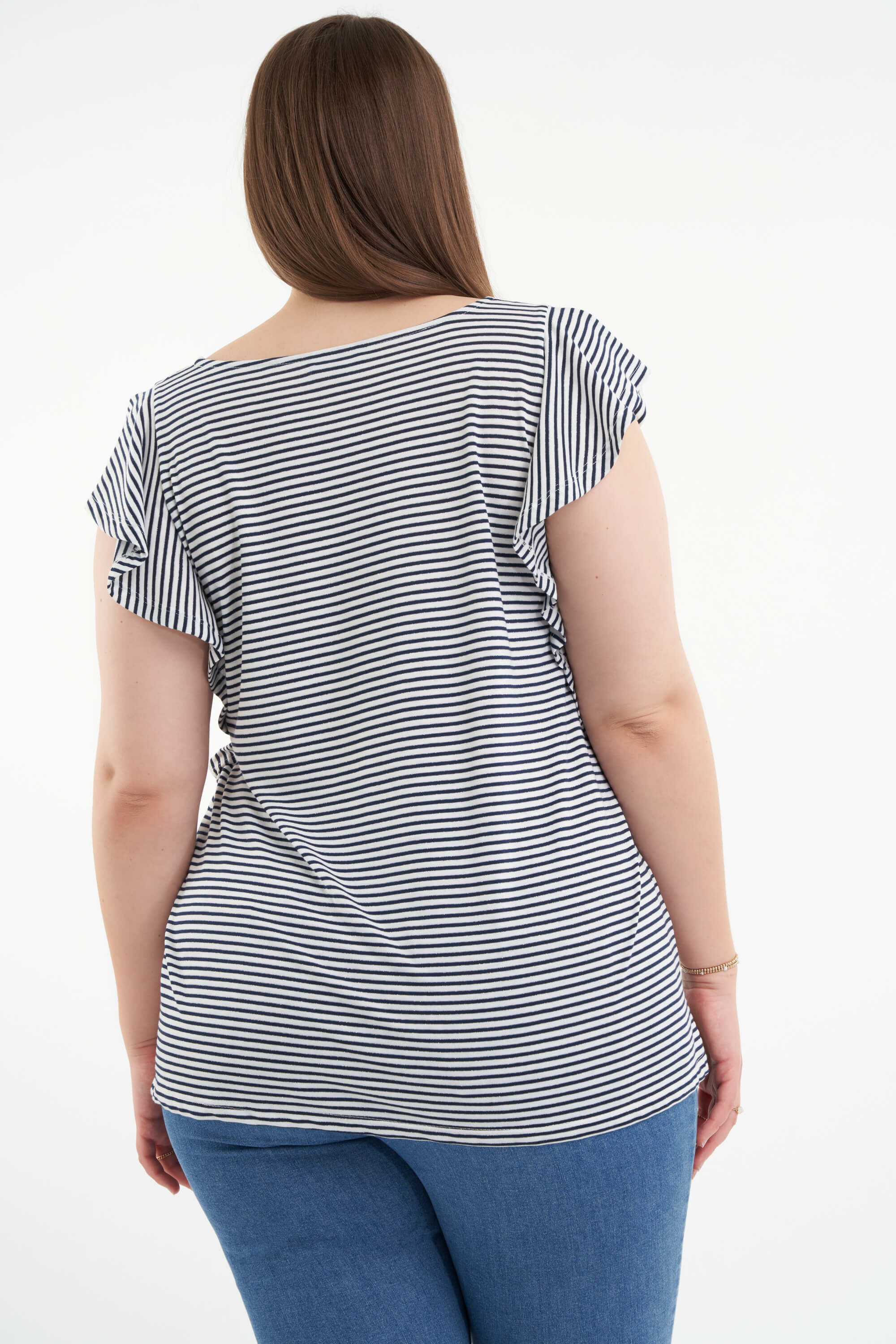 T-Shirt mit Streifen image number 4