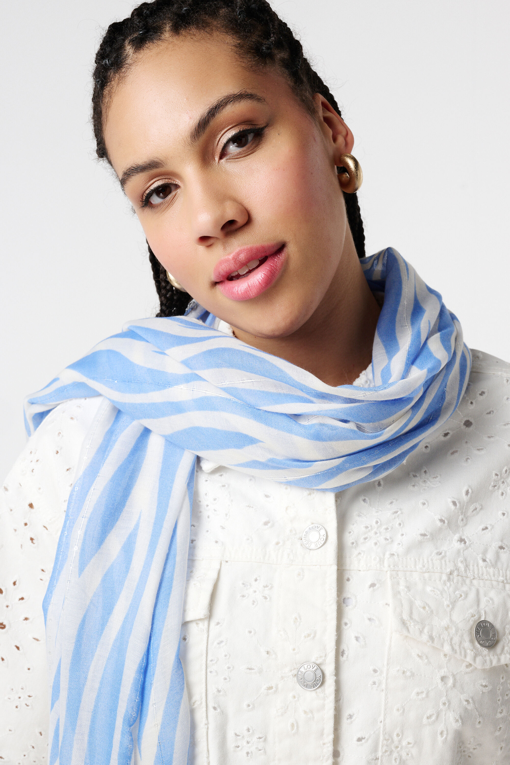 Schal mit Zebra-Print  image number 2